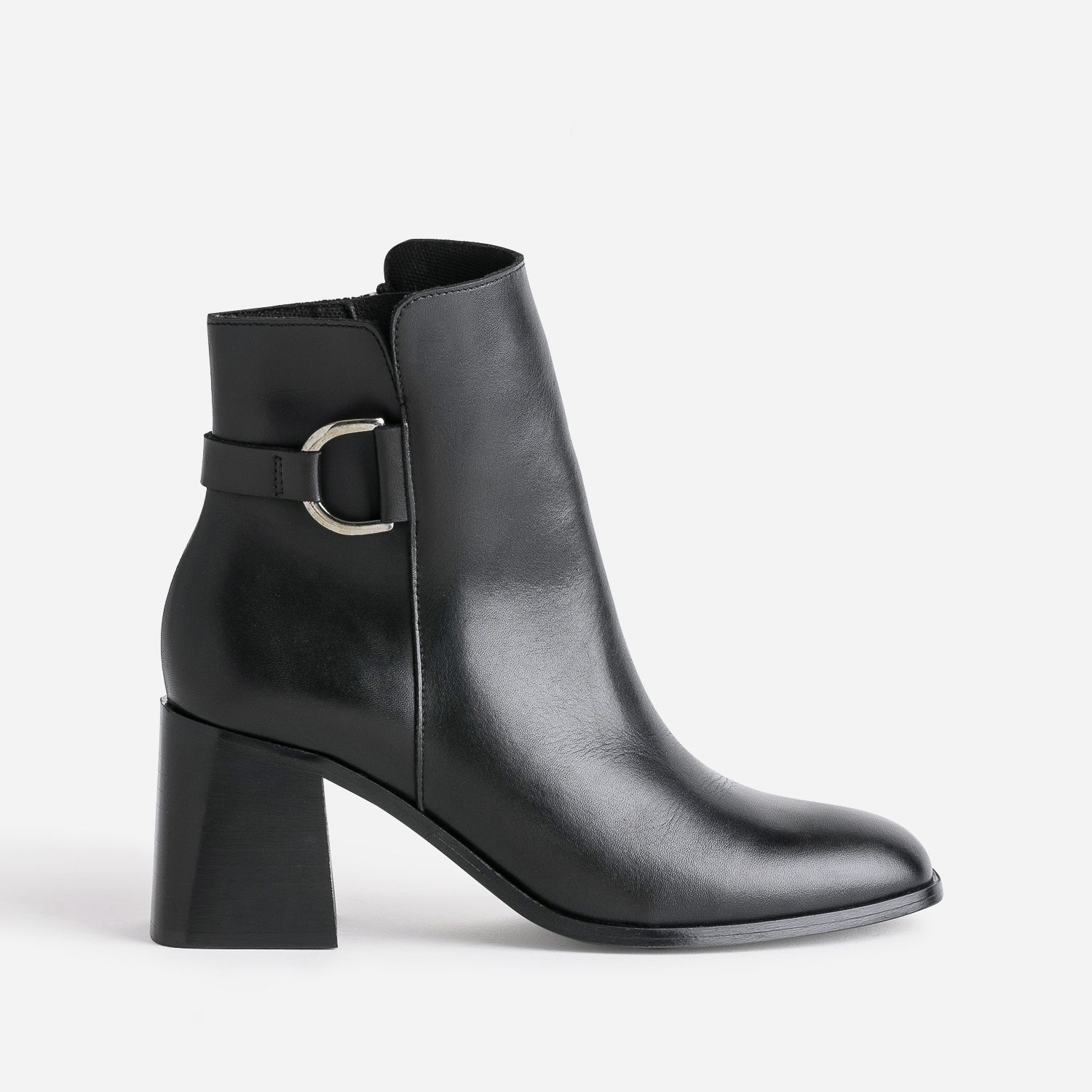 Boots noires vernies shop