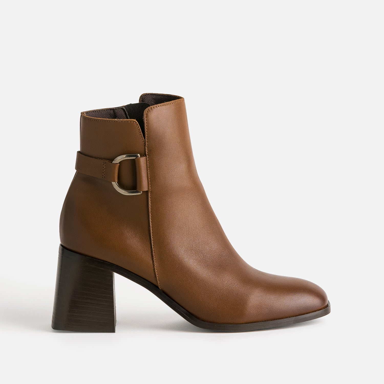 Boots cognac best sale femme cuir