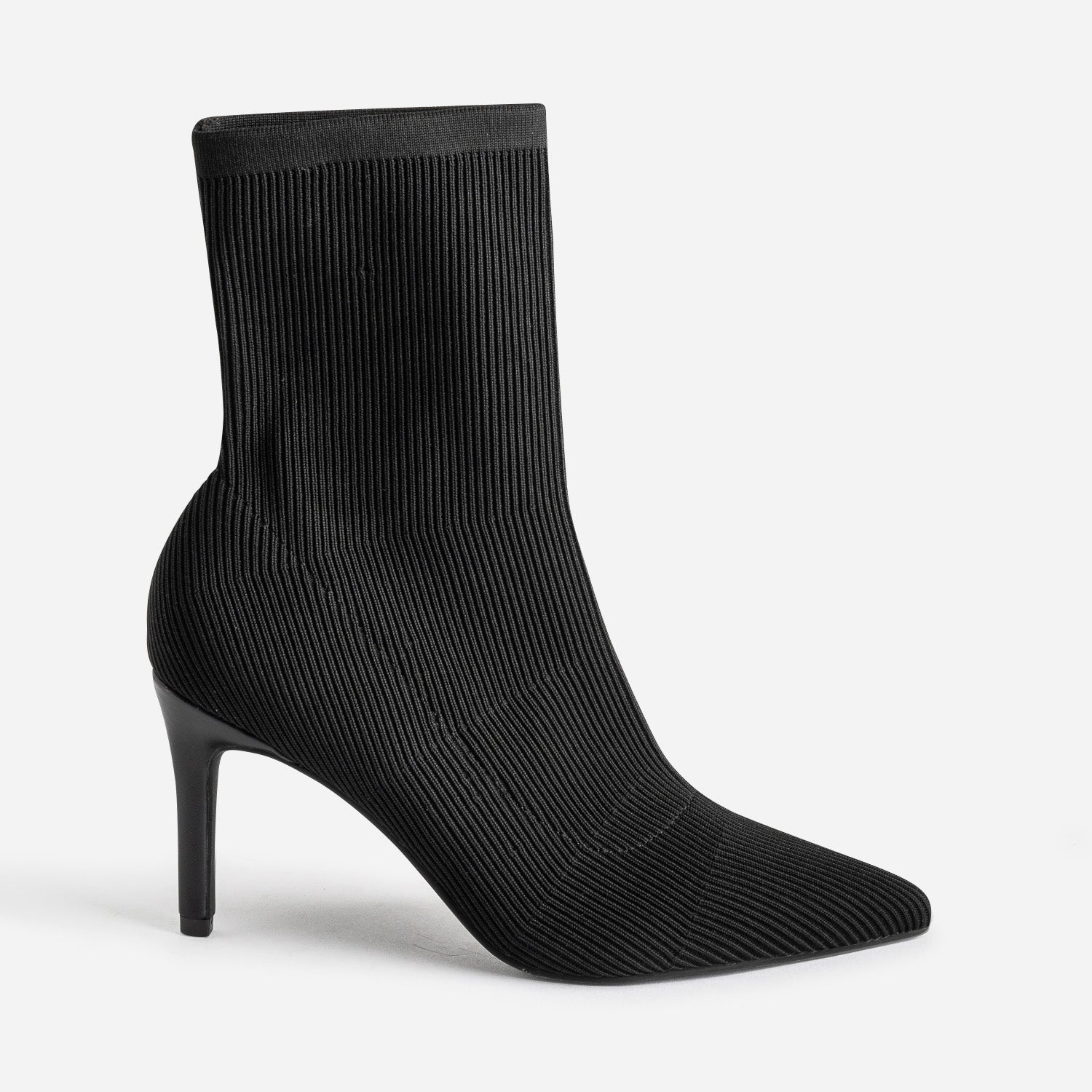 Bottines chaussette noir new arrivals