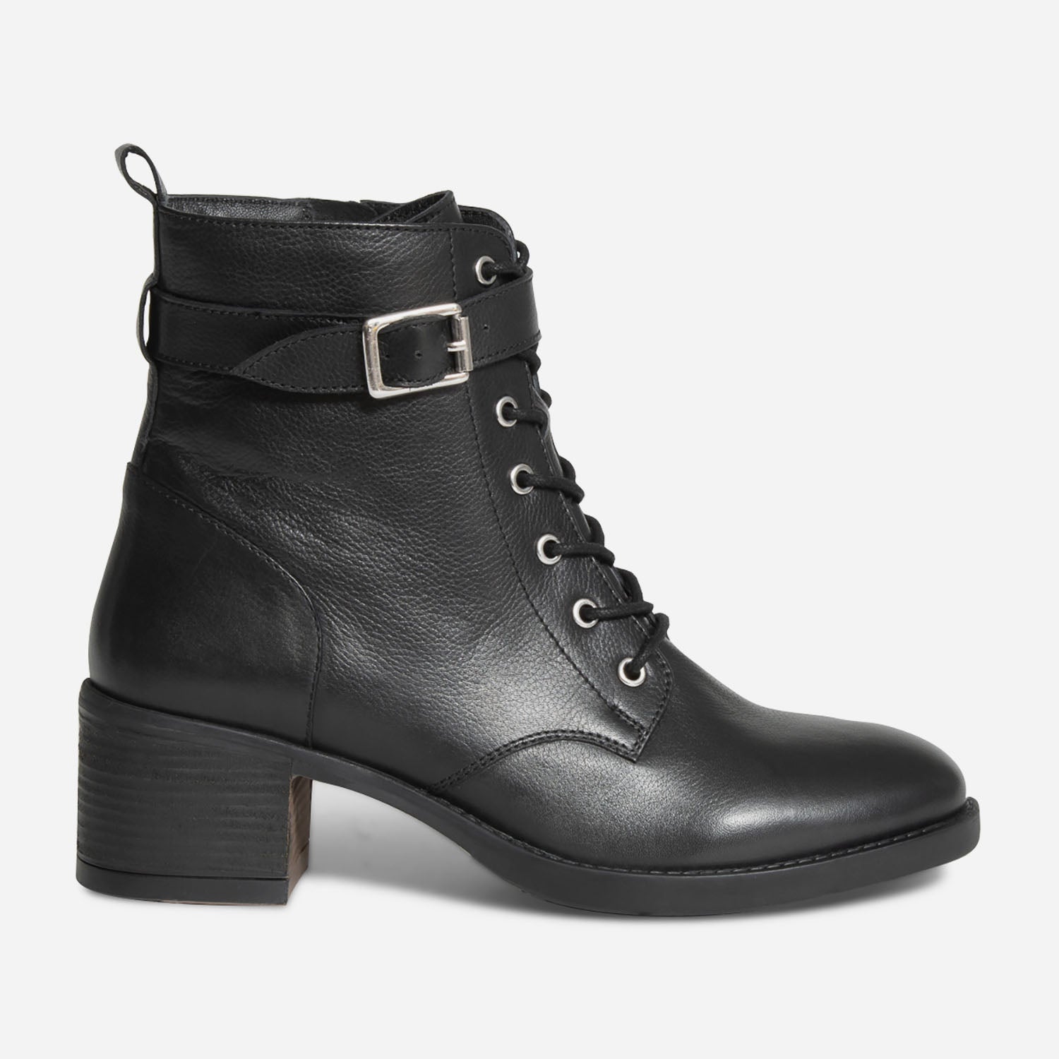 Botte courte noir femme outlet