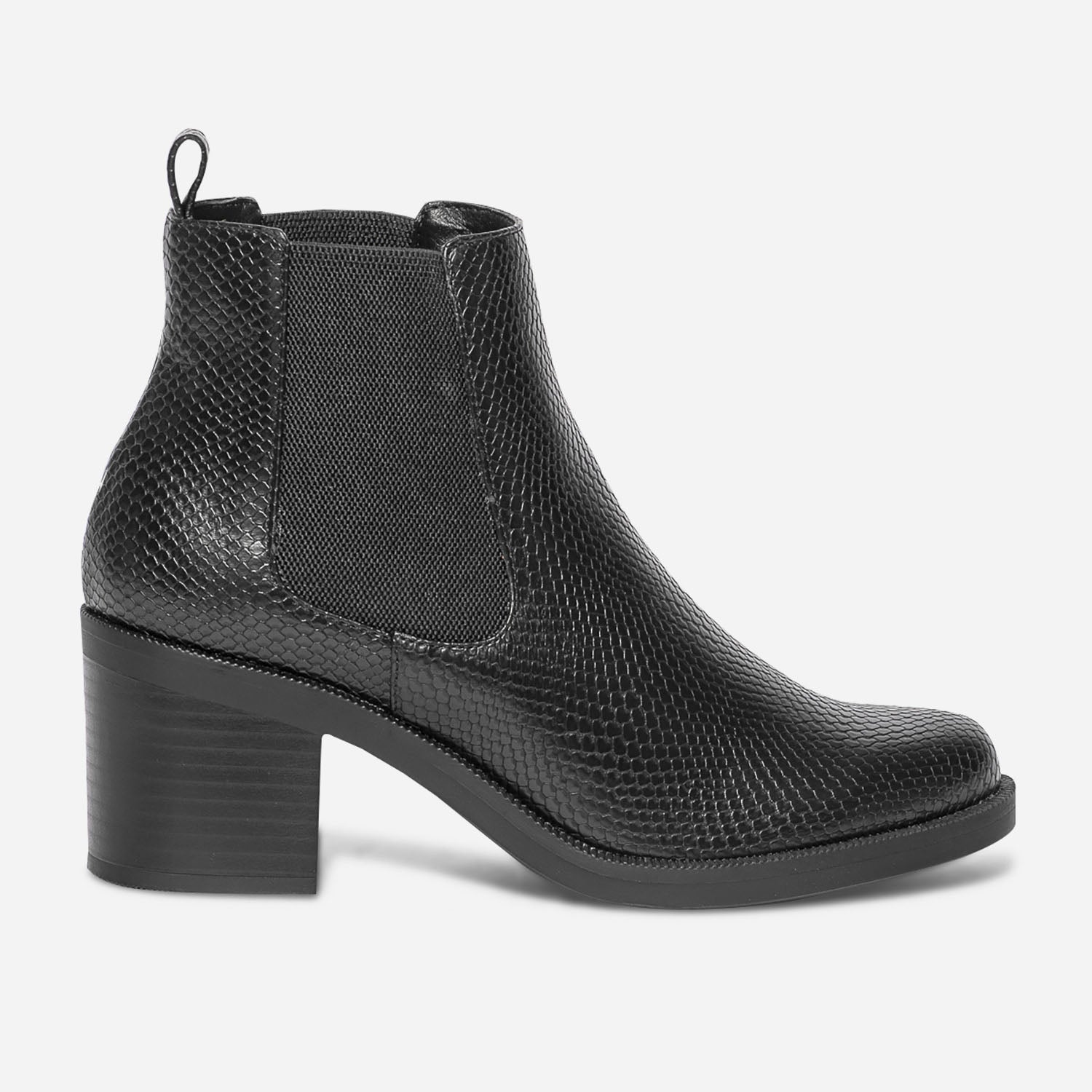 Boots python on sale noir