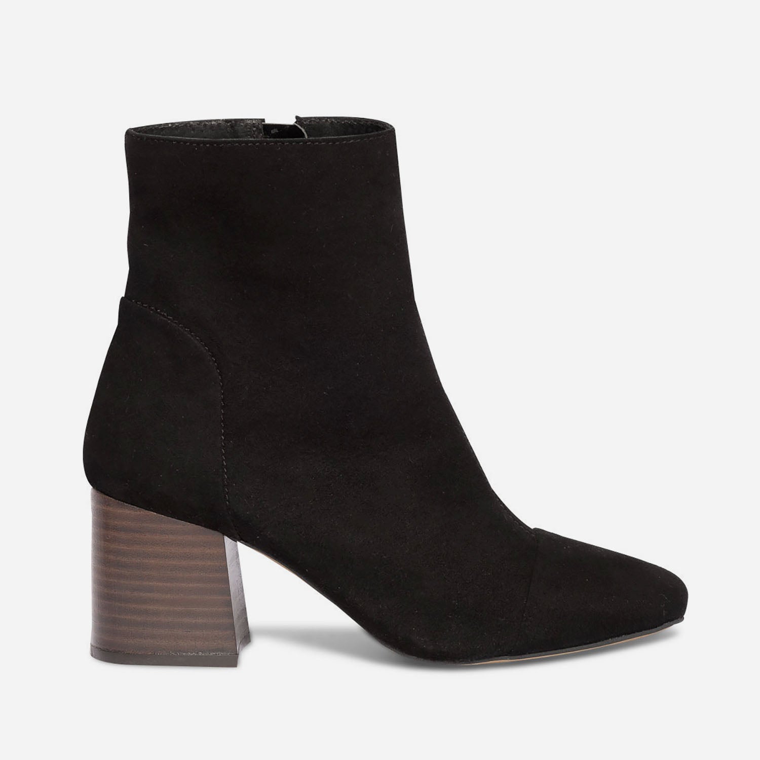 Boots noir en cuir velours Boots bottines Femme ERAM