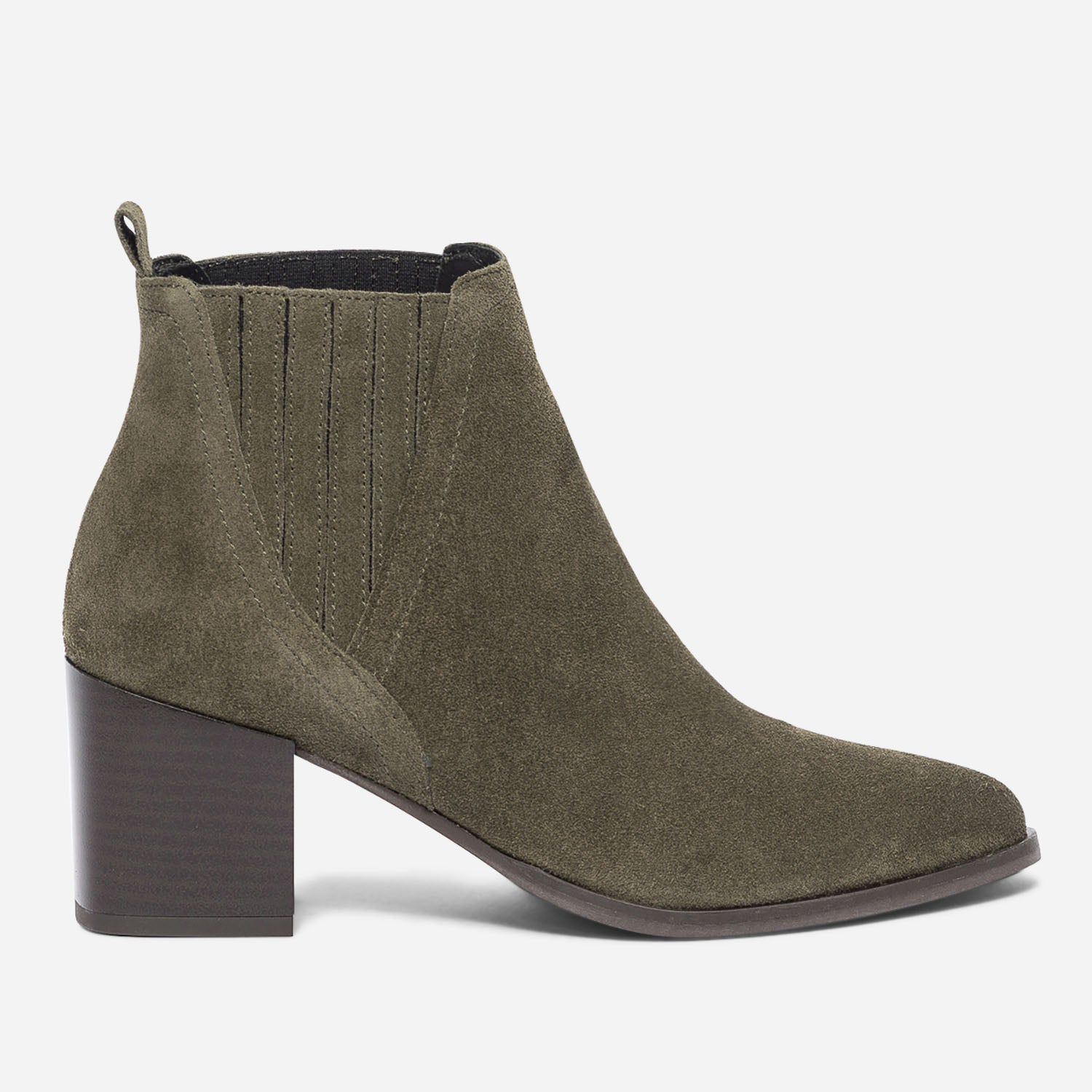Bottines femme kaki top