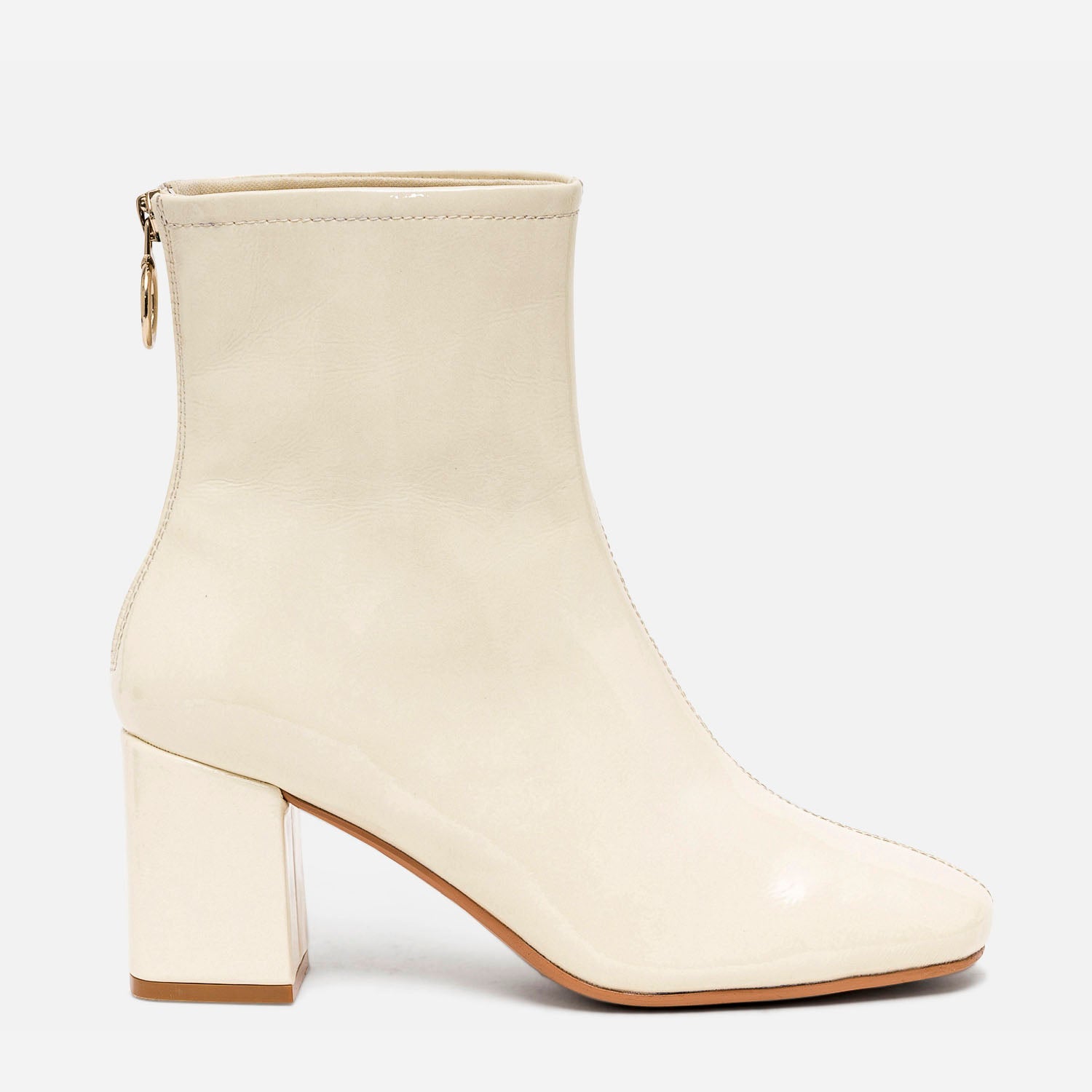Bottines blanches sale cuir femme