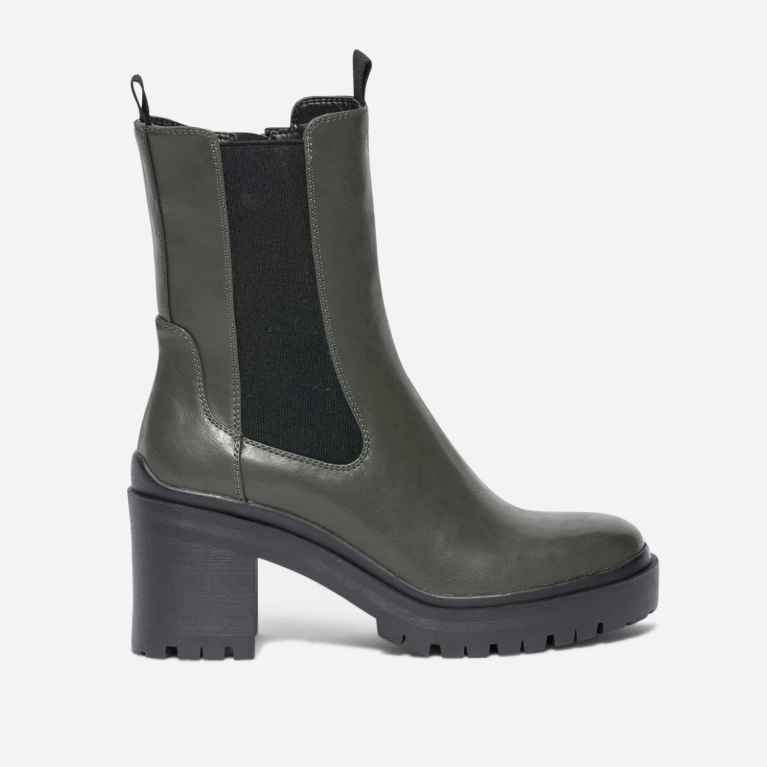 Bottines kaki cuir hotsell femme