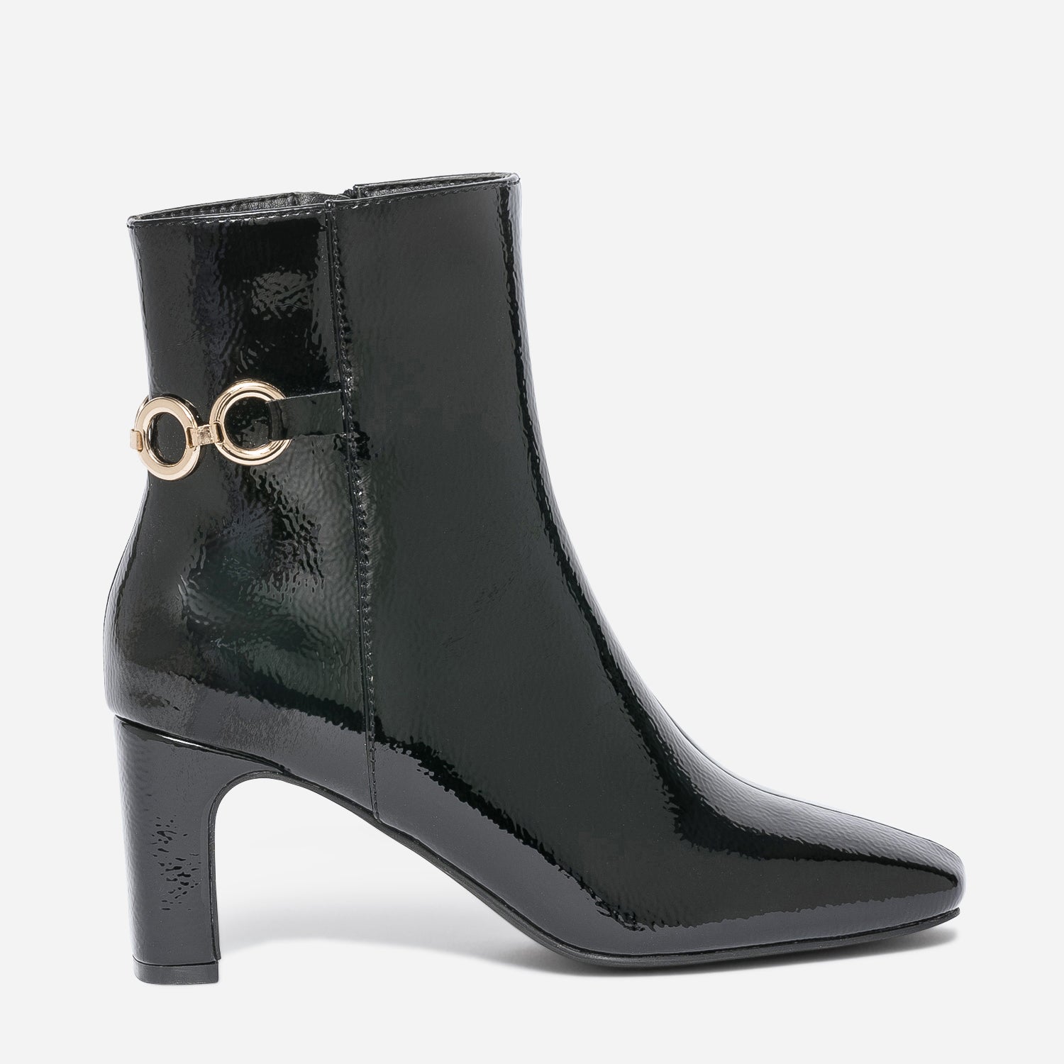 Bottines vernies 2025 noires texto