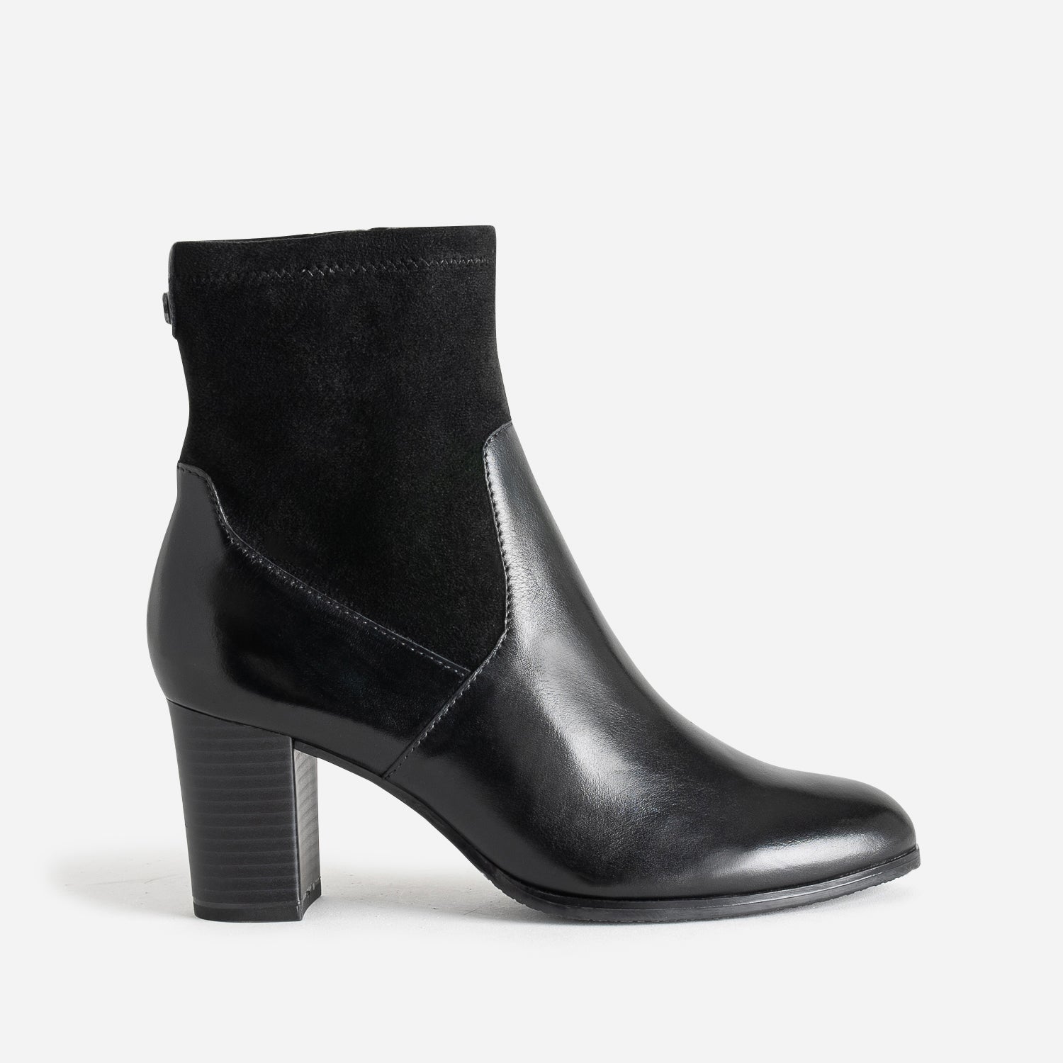 Boots a talon CAPRICE noir bi matiere Boots bottines Femme ERAM