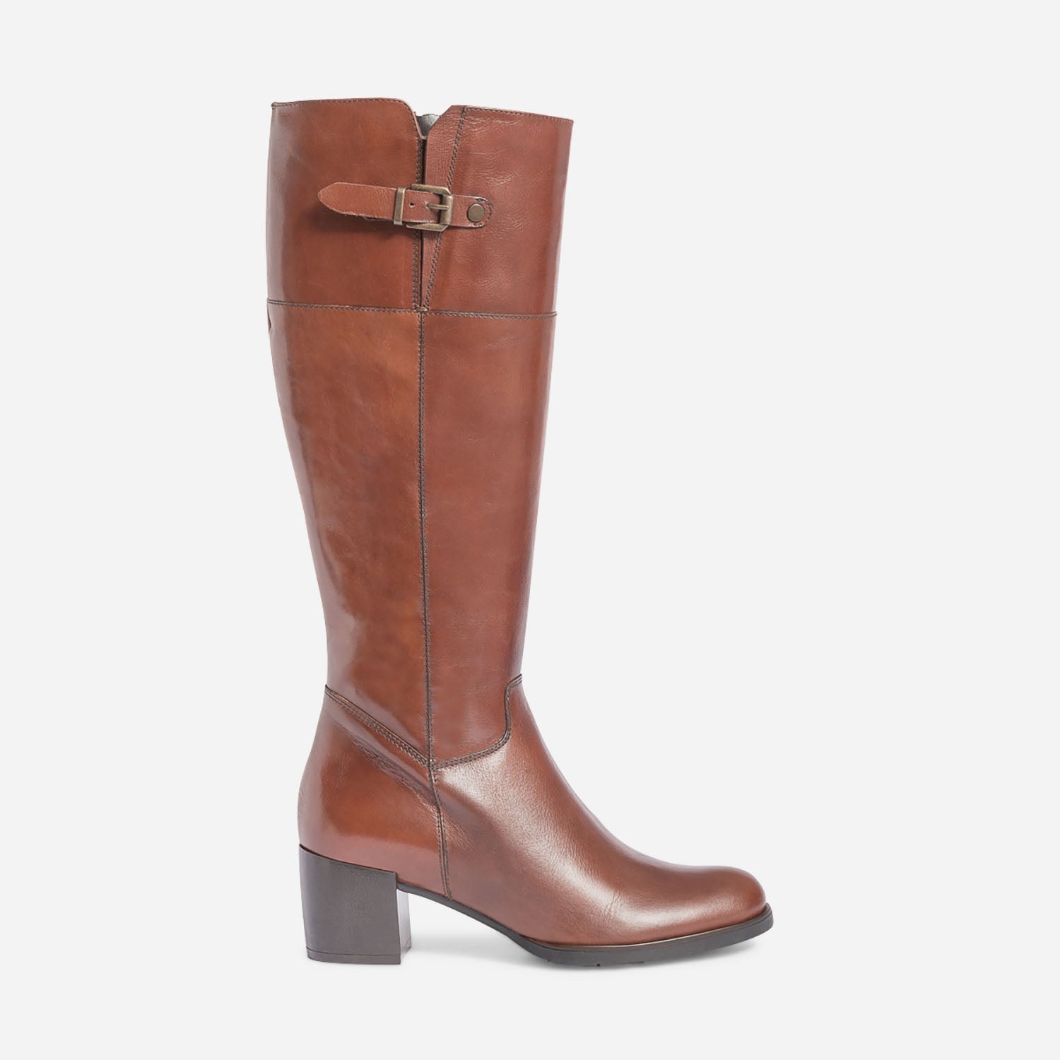 Bottes cognac talon clearance