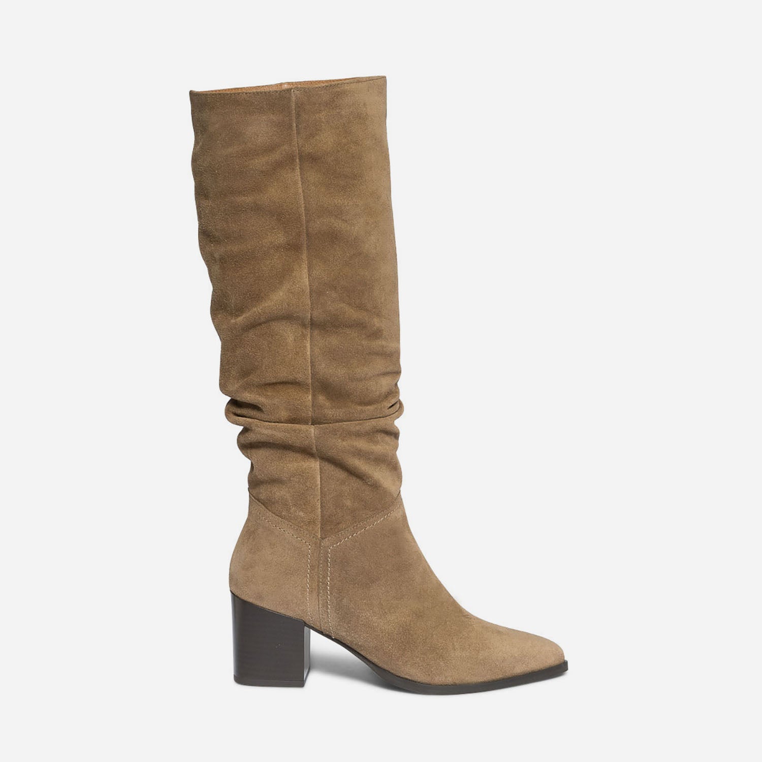 Botte plissée shop femme