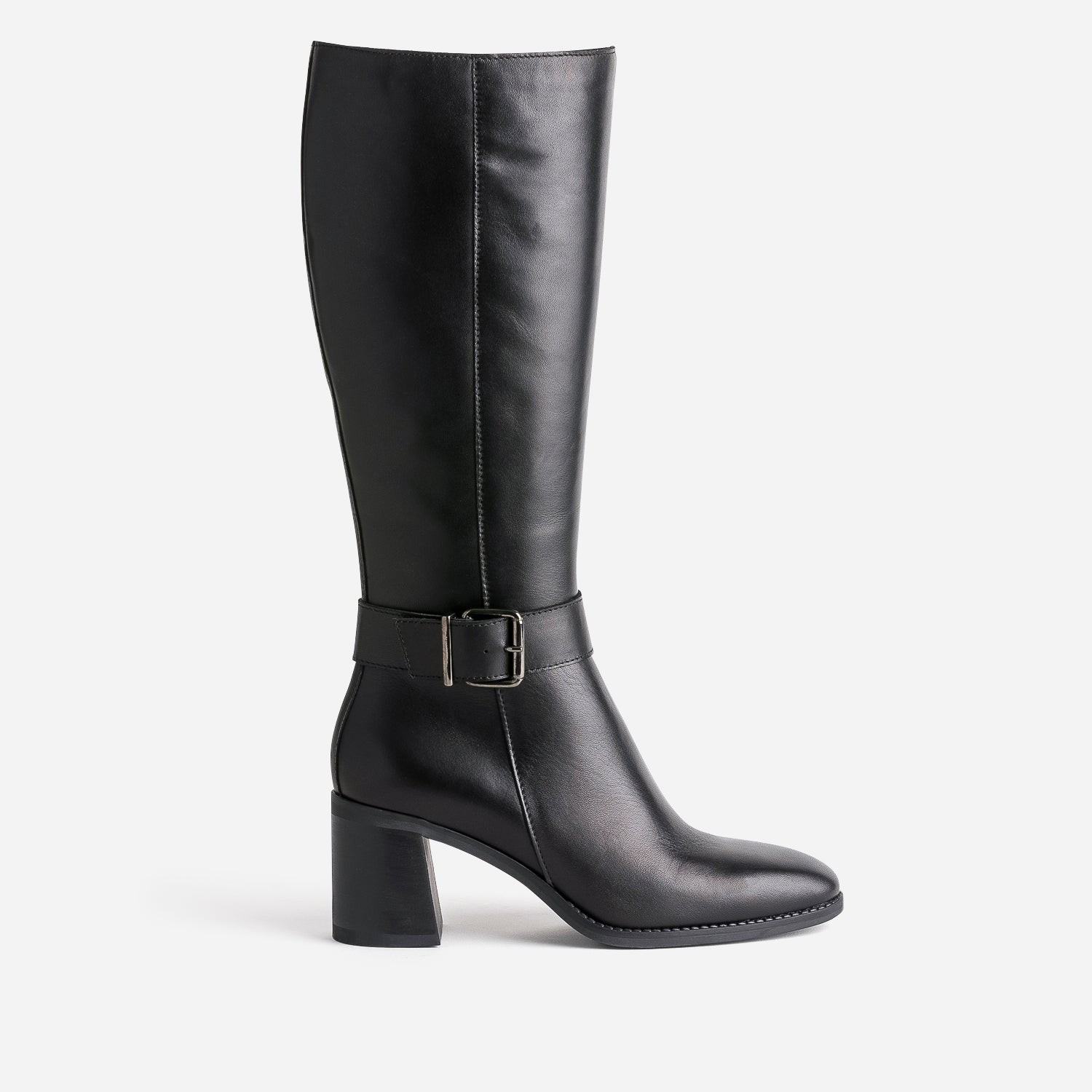 Botte noir a shop talon femme