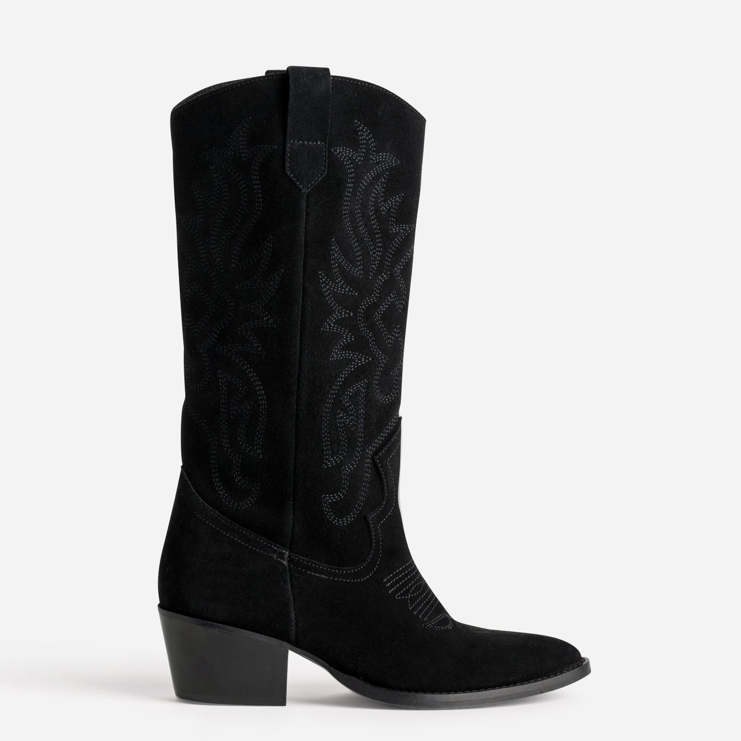 Bottes velours noir discount