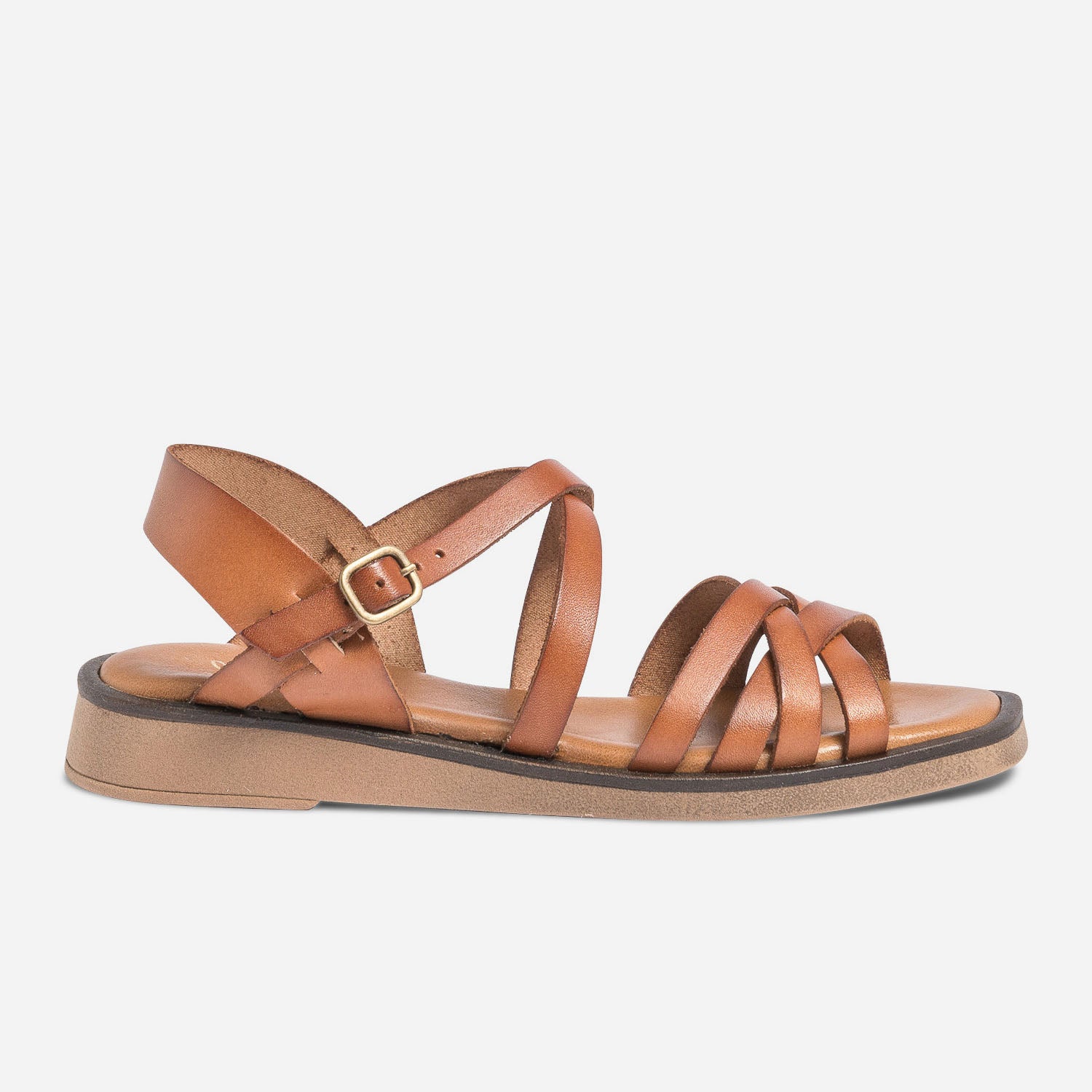 Sandale hot sale cognac femme