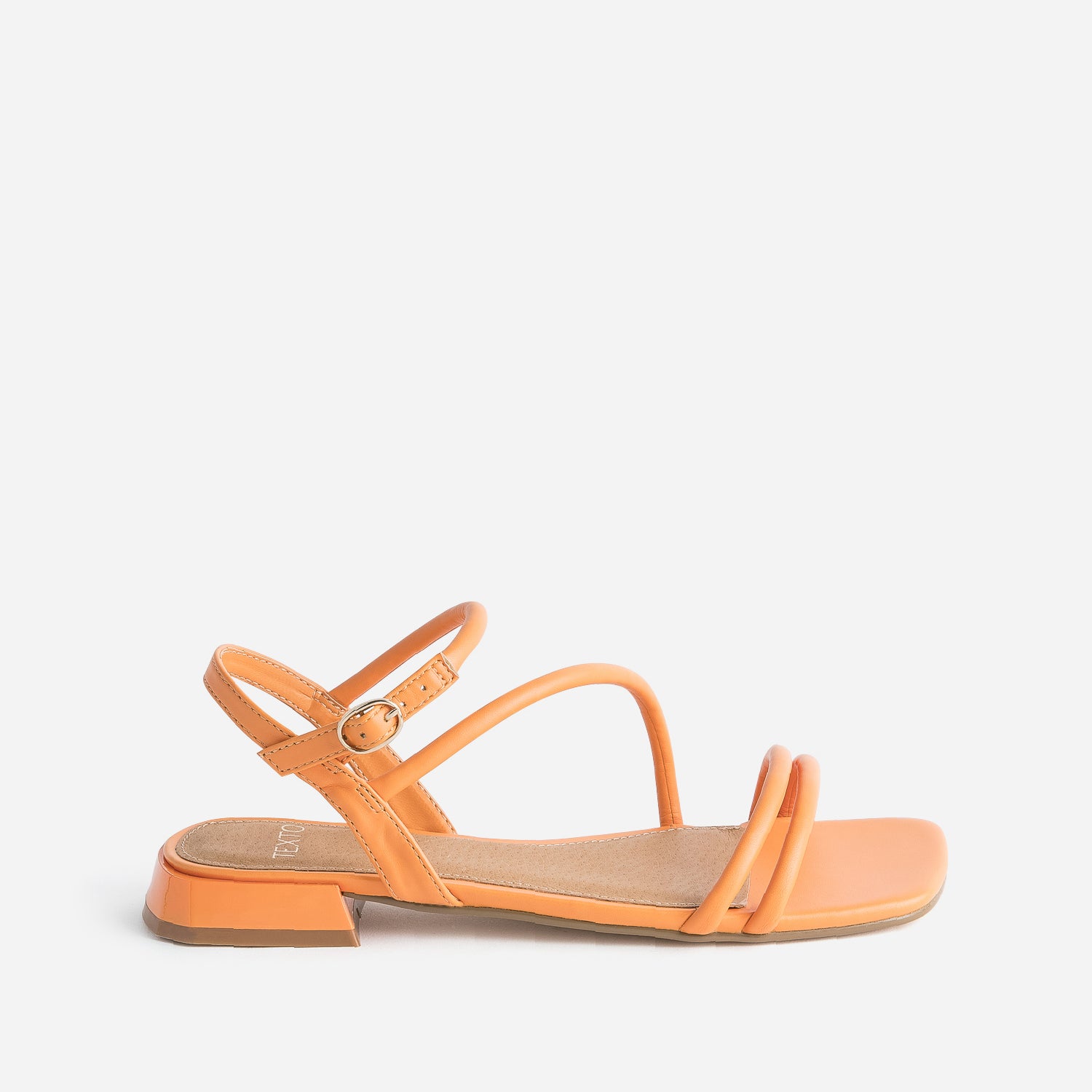 Sandales orange outlet femme