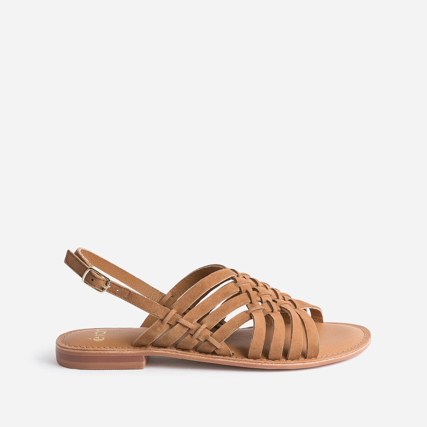 Sandales marron discount cuir femme