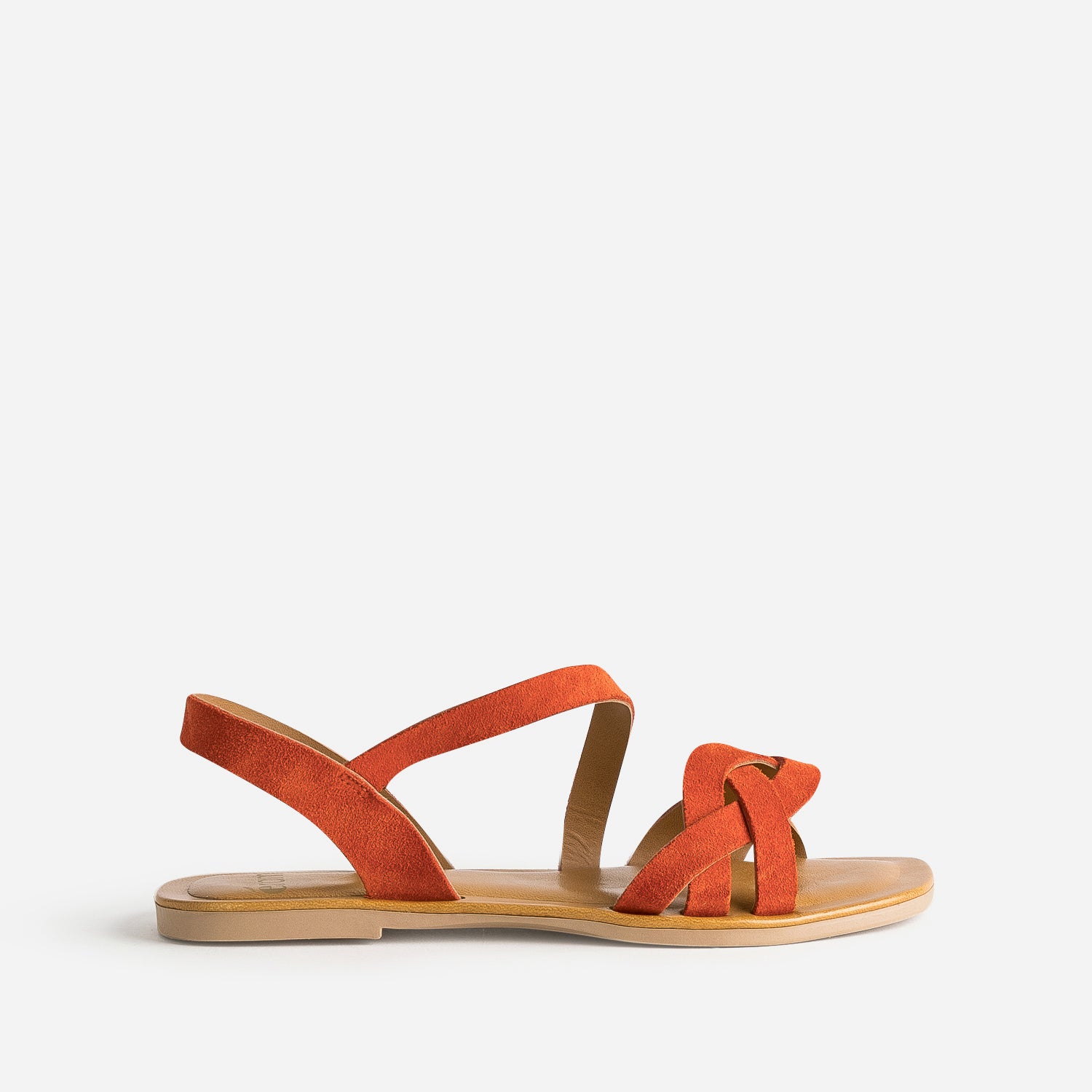 Sandales orange femme top
