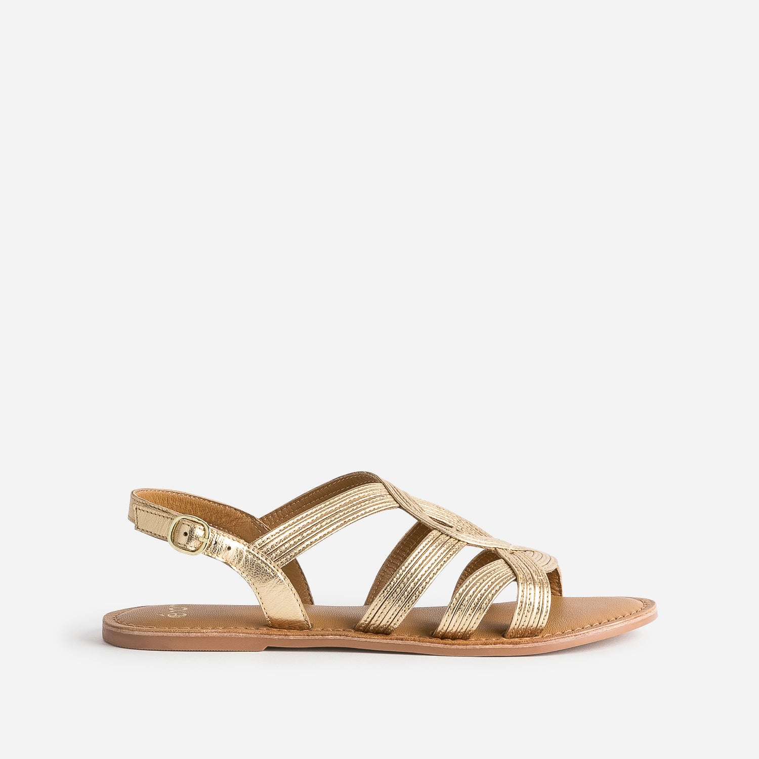 Sandale MEDUSE jaune pailletee en plastique Sandales Femme ERAM