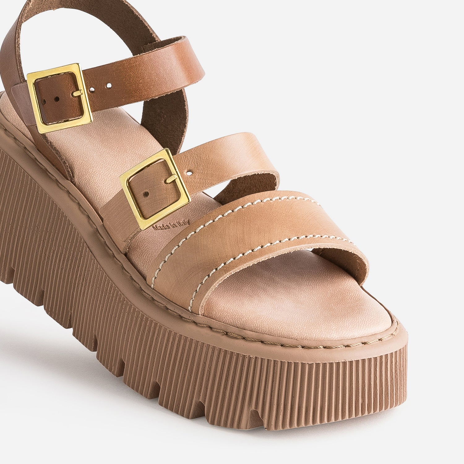 Sandale plateforme camel 2025