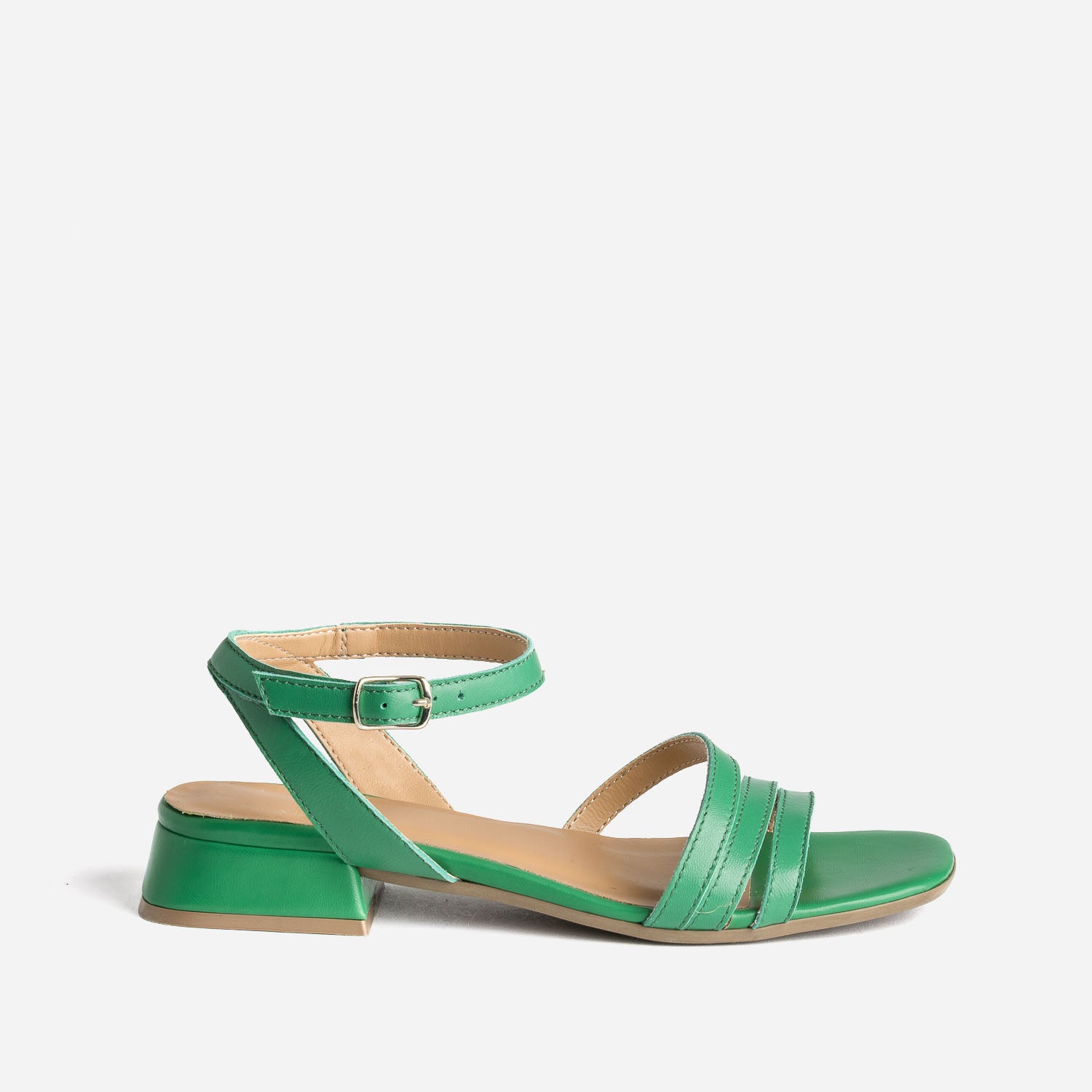 Sandales plates vertes femme hotsell