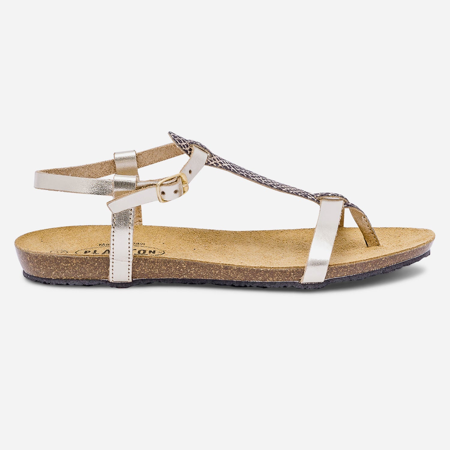 Sandales plates python discount