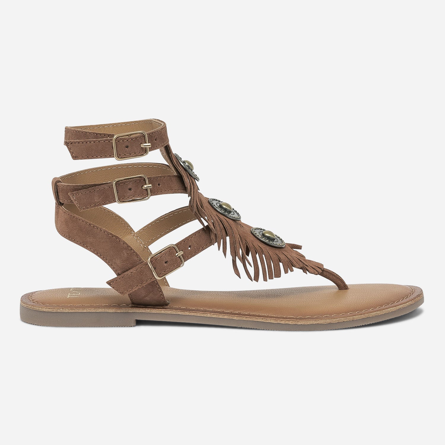 Sandale avec plume hotsell