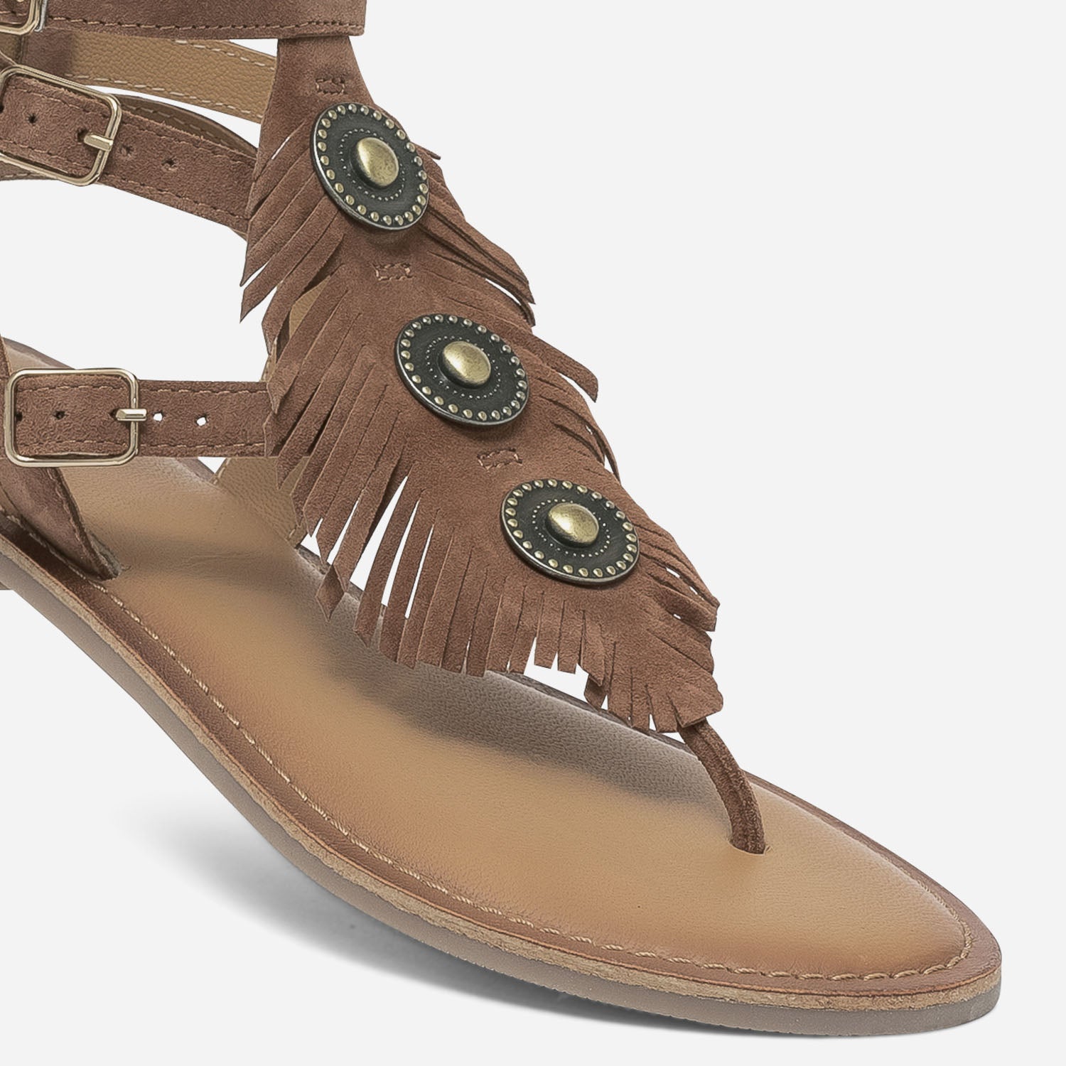 Sandale avec plume discount