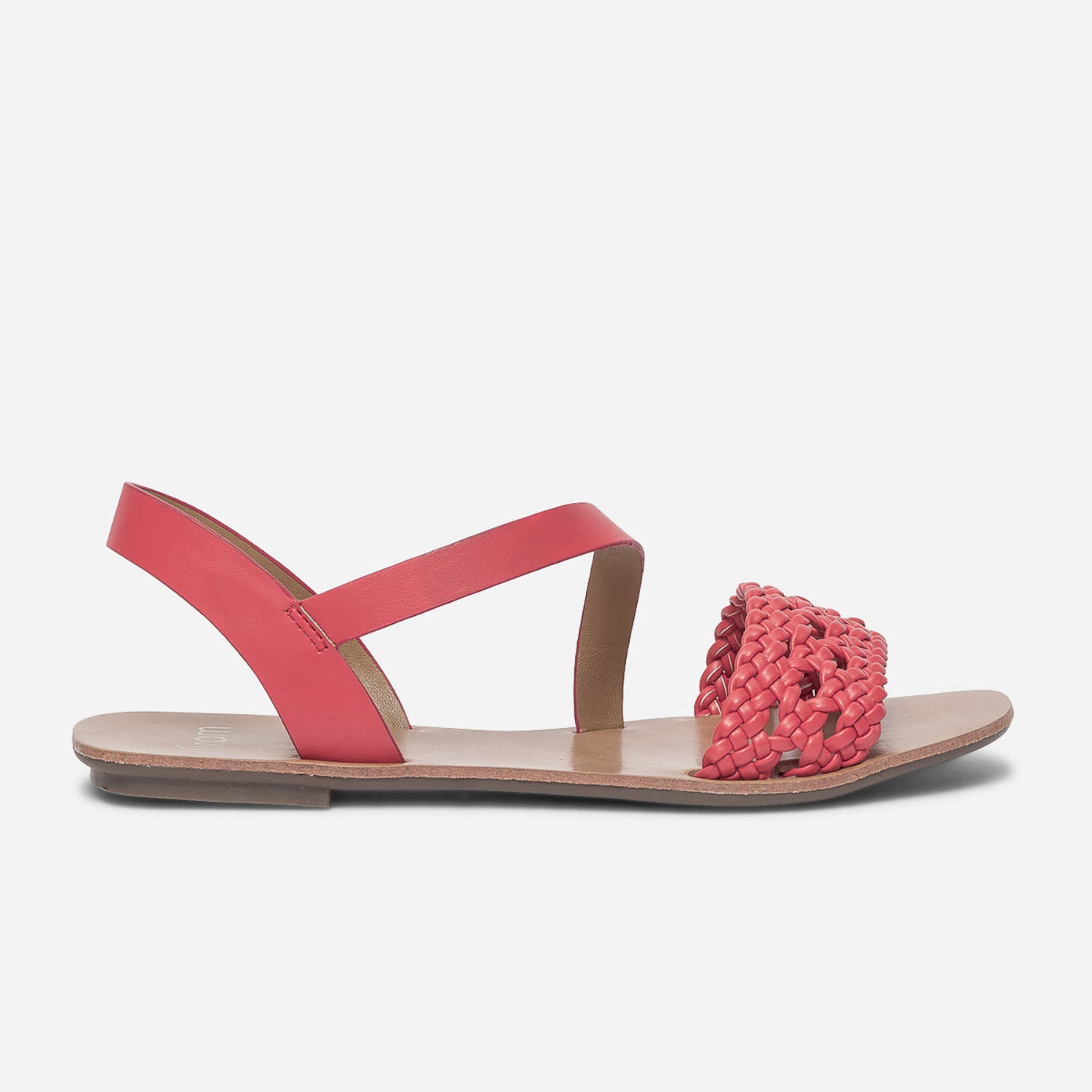 Sandale corail a bride tresse Sandales Femme ERAM