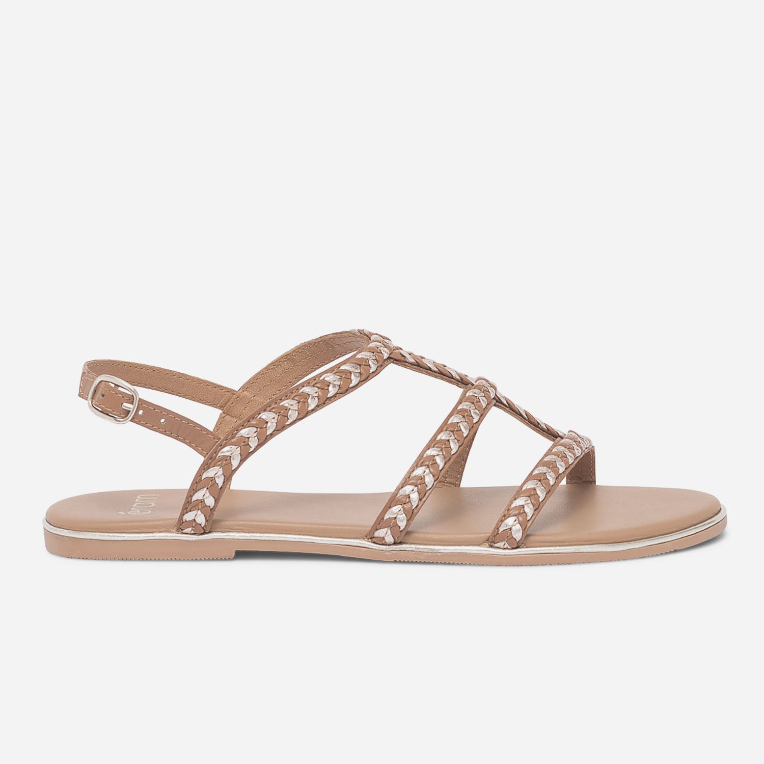 Sandales en cuir tressé store