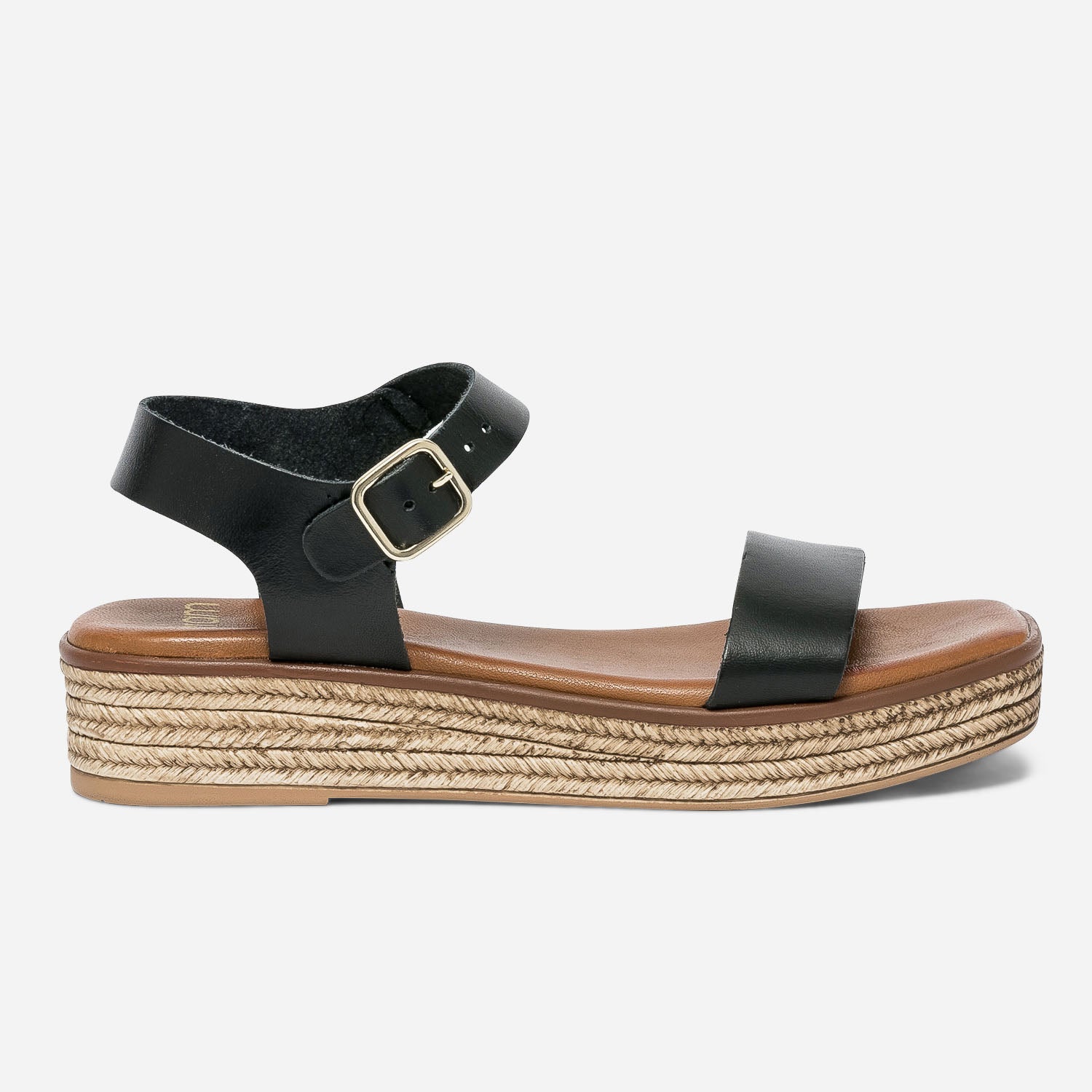 Sandales femme compensées cuir on sale