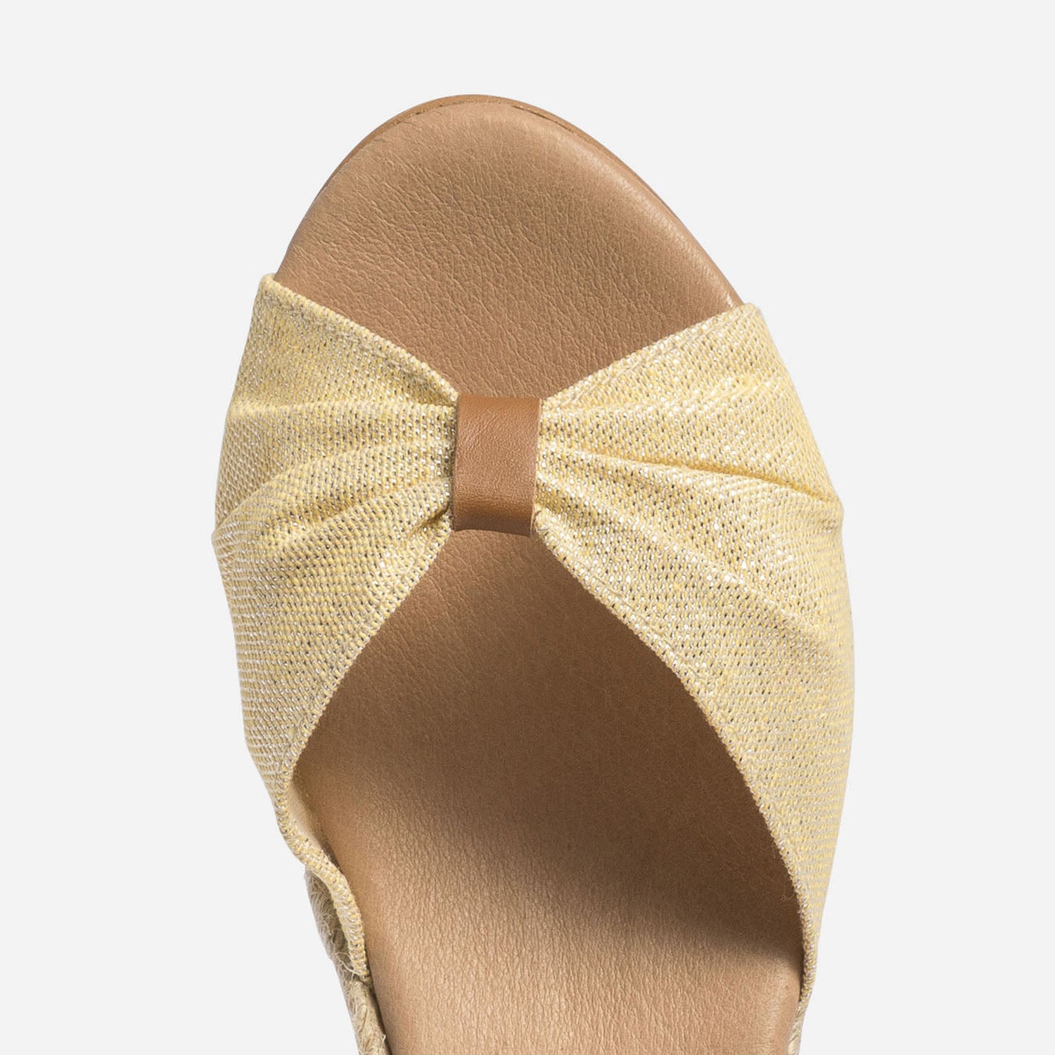 Chaussure compensee jaune cheap