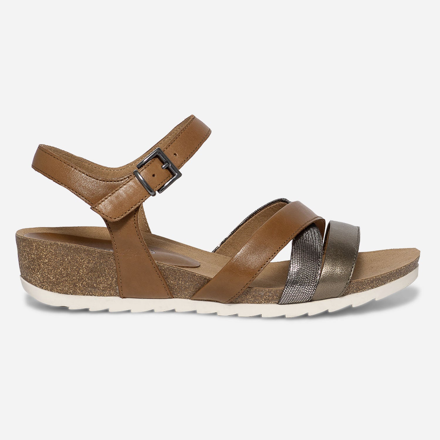 Sandales croco homme store en synthétique métallisé