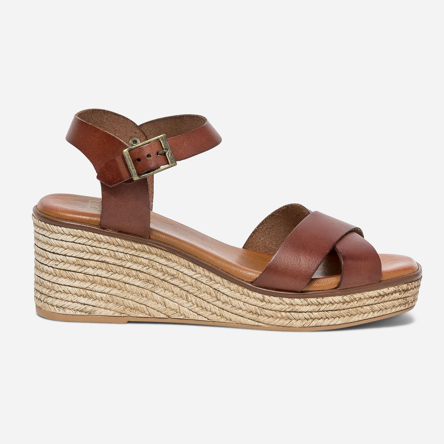 Espadrille shop compensée marron