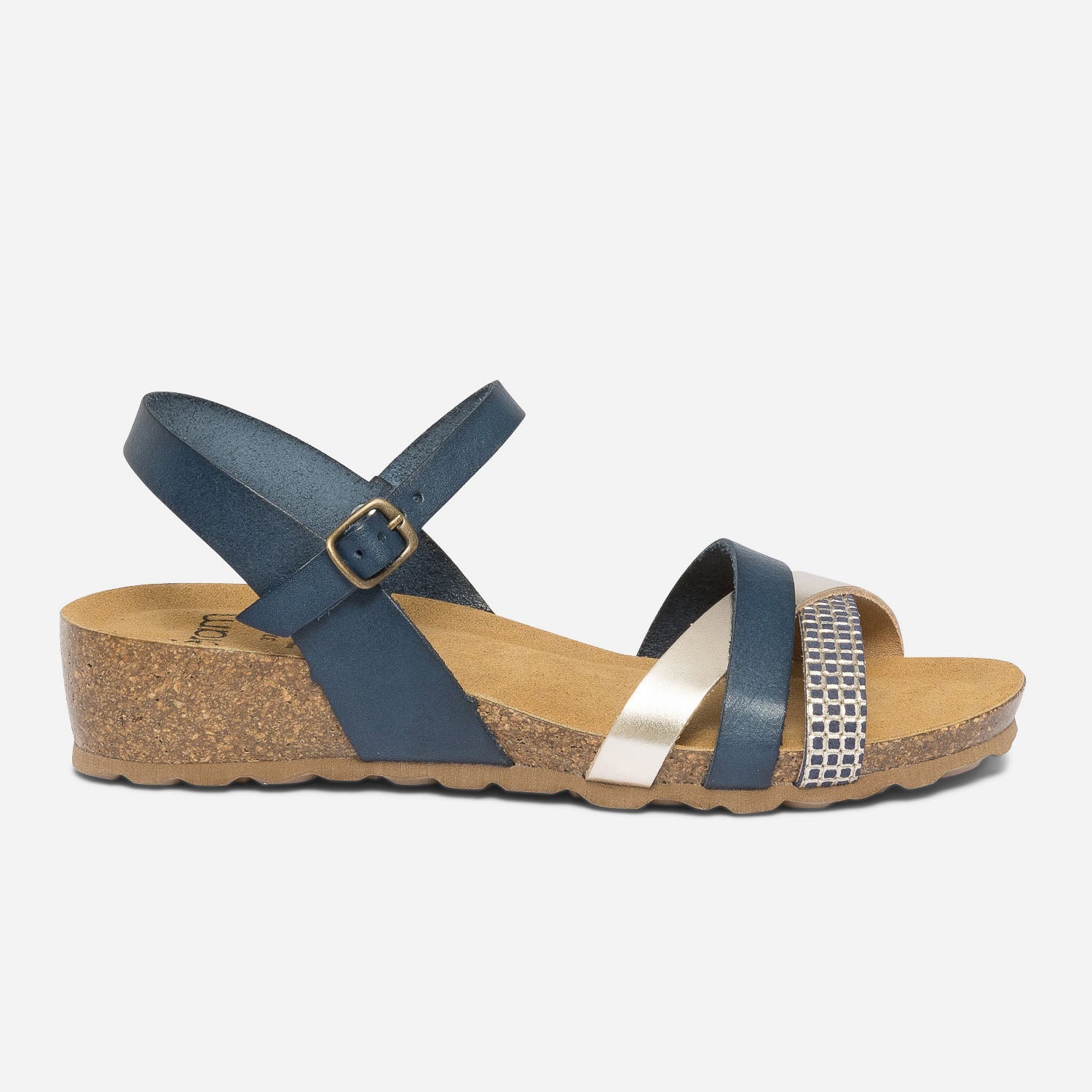 Sandales sales compensées eram