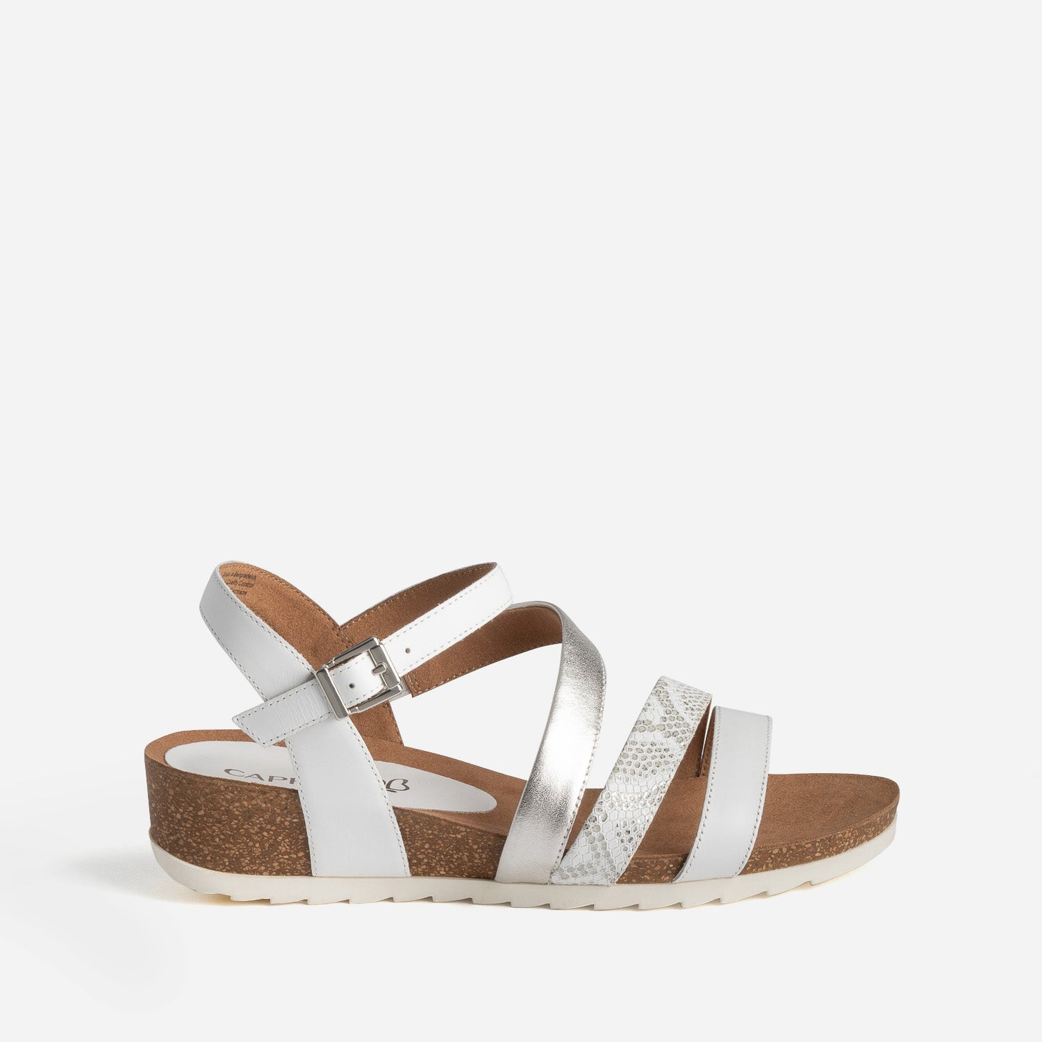 Sandale compensée blanche on sale