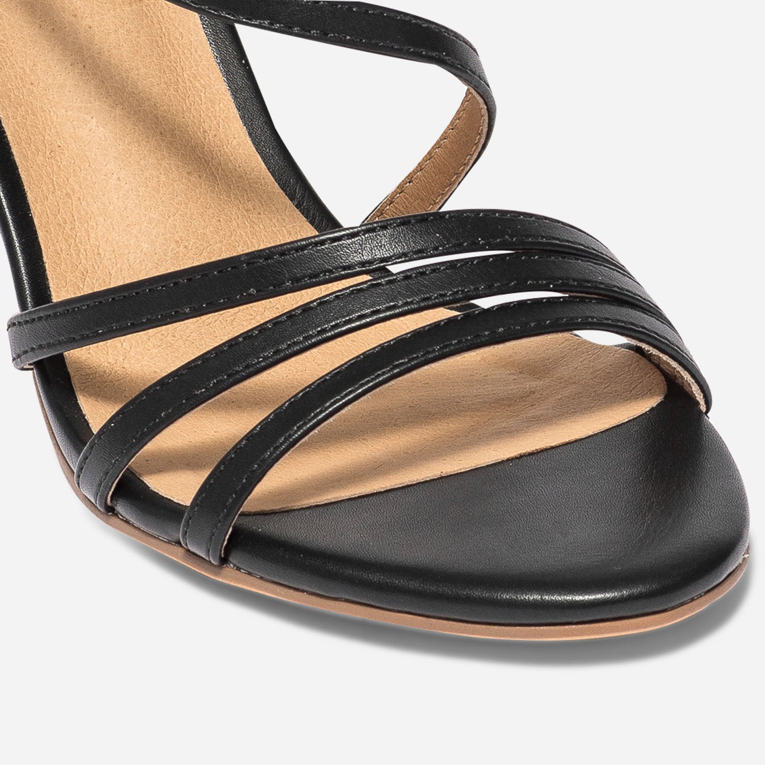 Sandale TEXTO noire multibride Sandales Femme ERAM