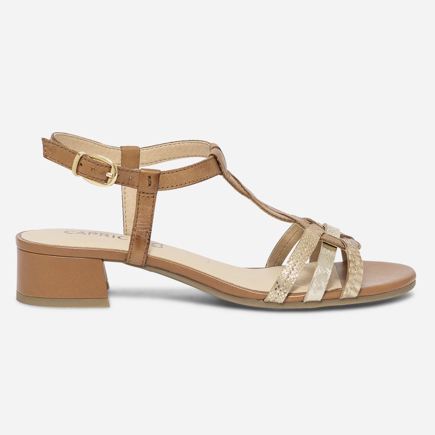 Sandale camel et doré new arrivals