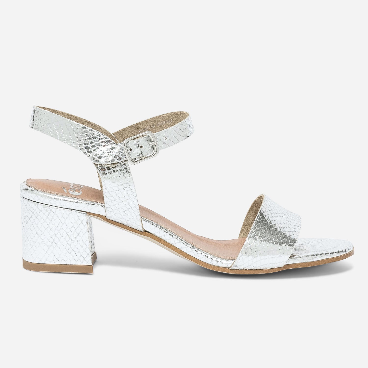 Sandales argentées femme mariage shop