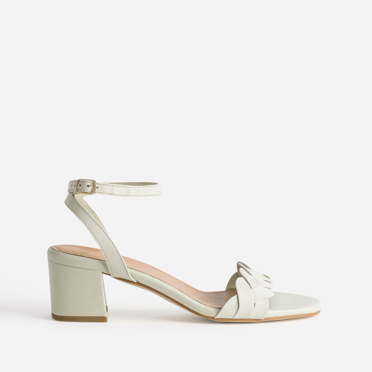 Sandales cuir hot sale blanches femme