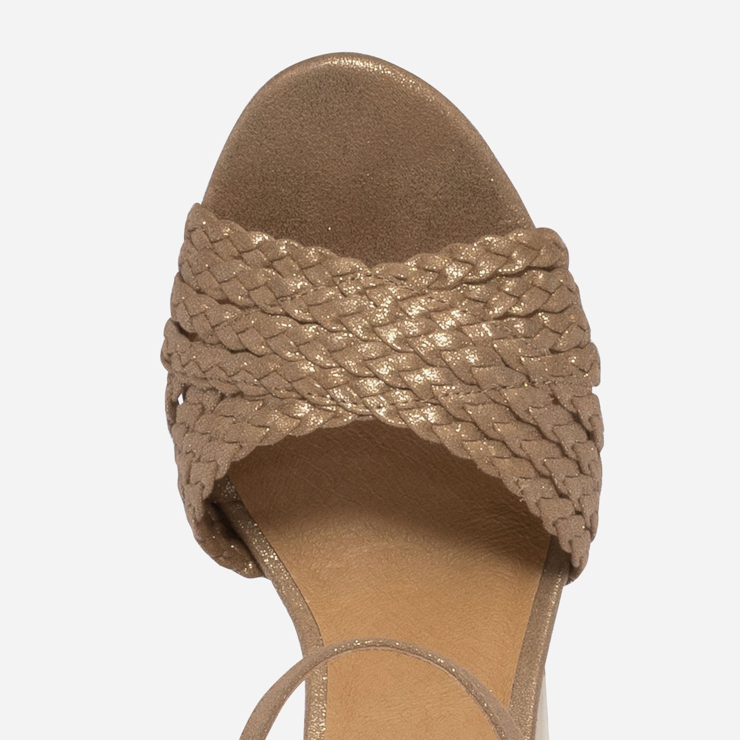 Sandale talon bronze Sandales Femme ERAM