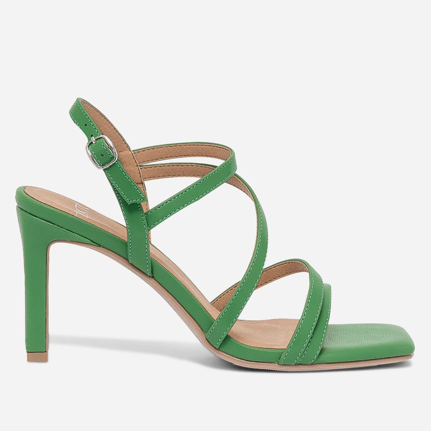 Sandale shop talon verte