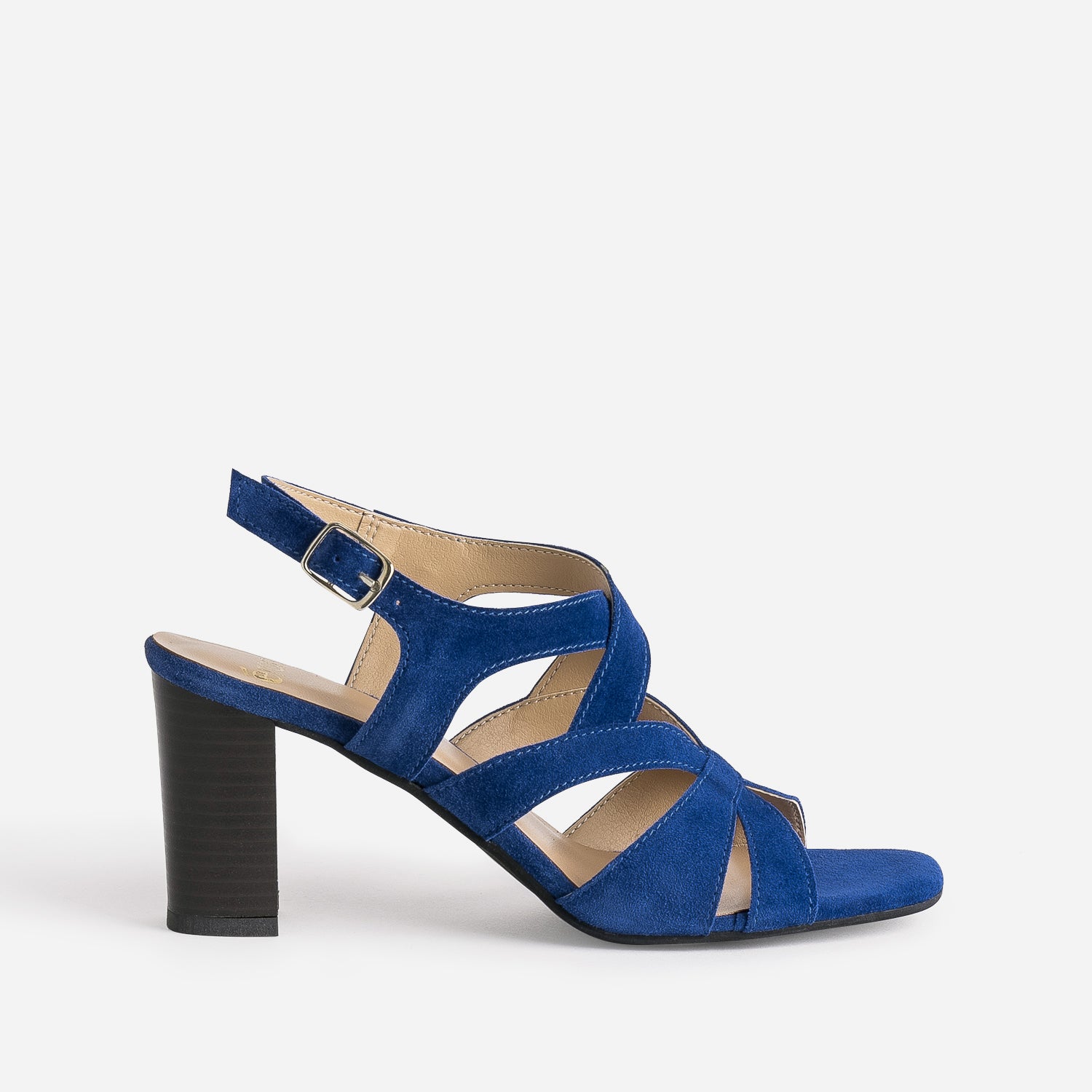Chaussure a talon bleu roi 2025