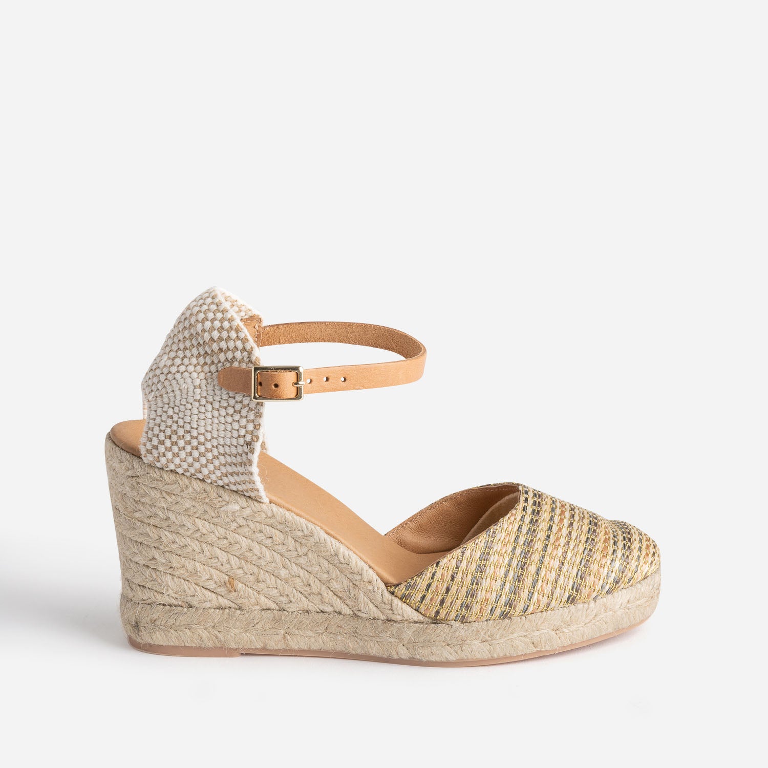Espadrille compensée beige cheap