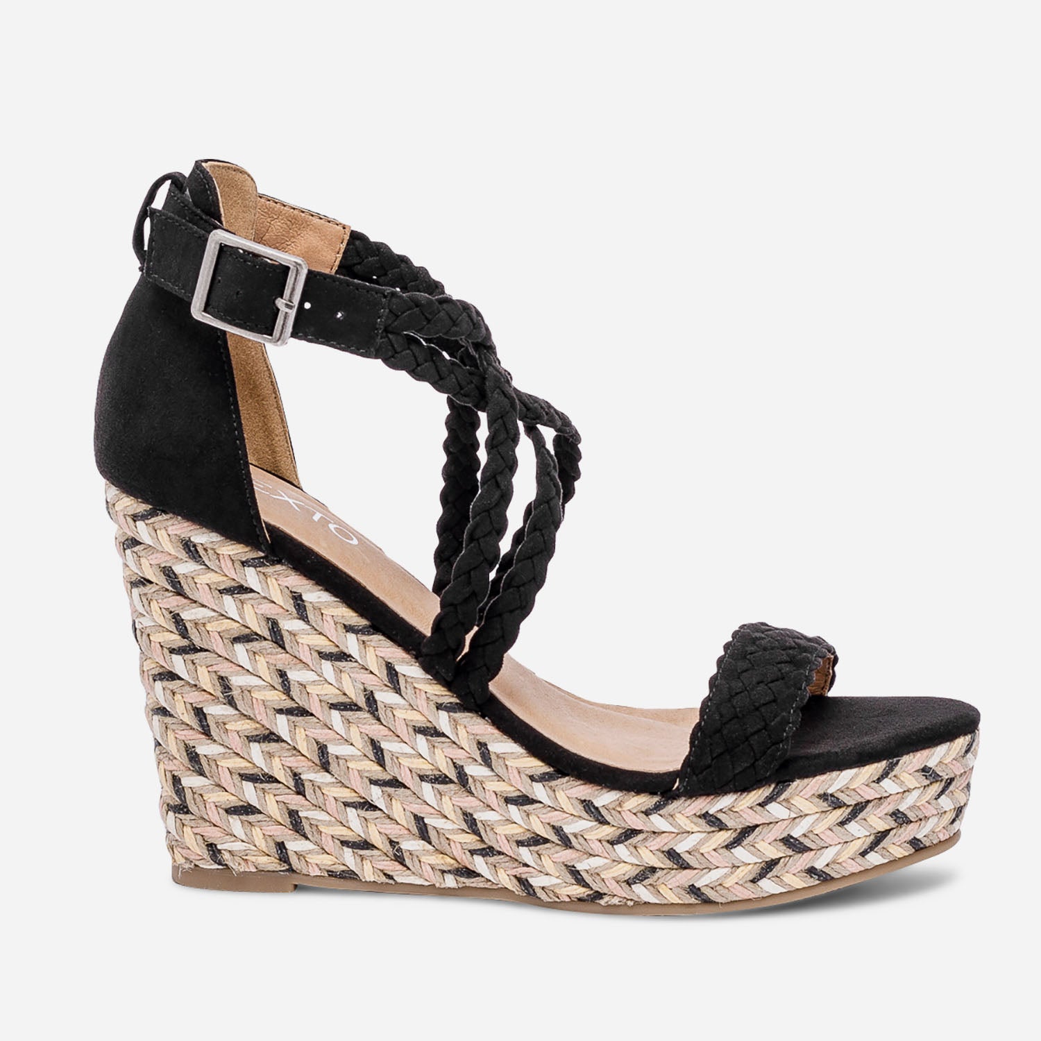 Chaussures hot sale compensées texto