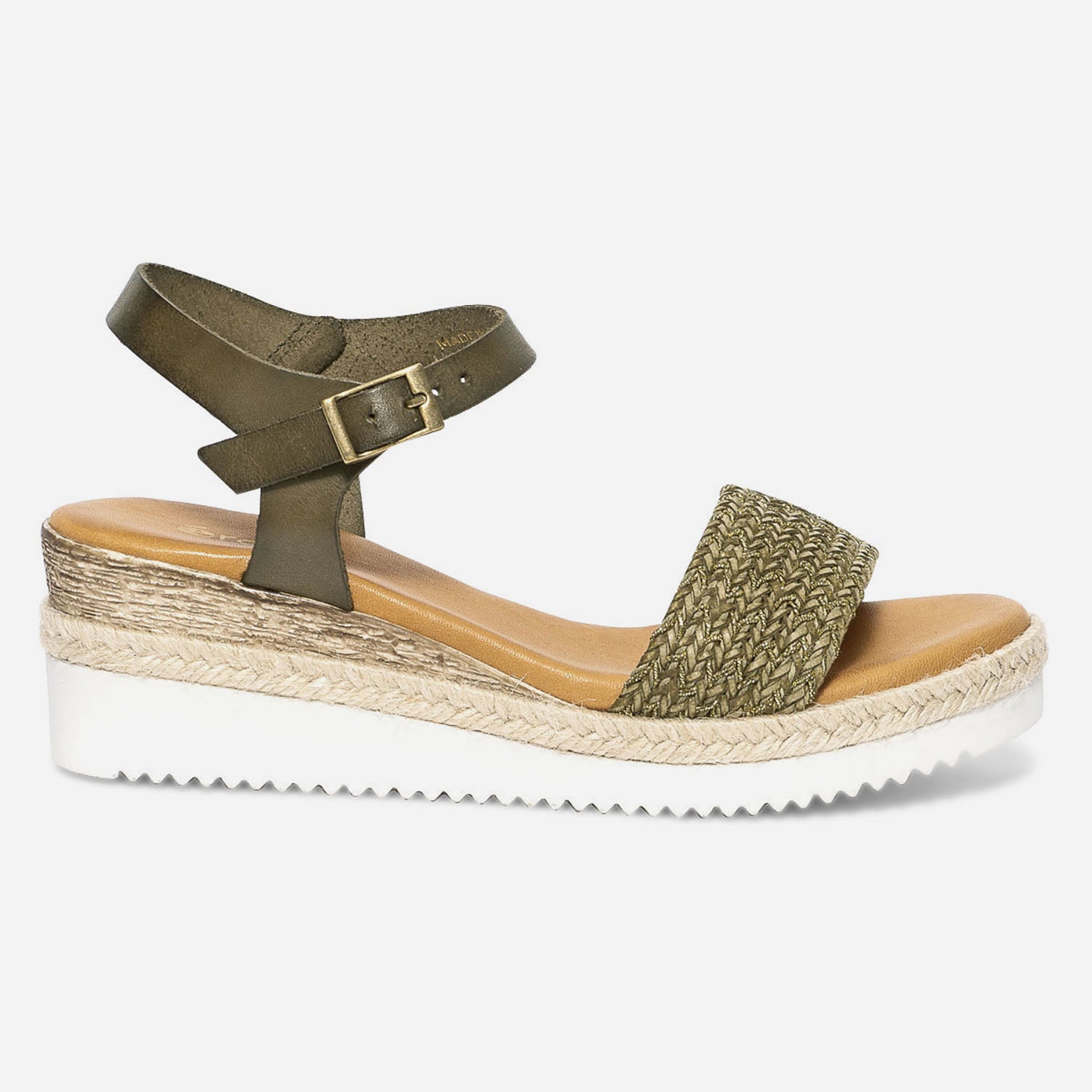 Chaussures compensées kaki on sale