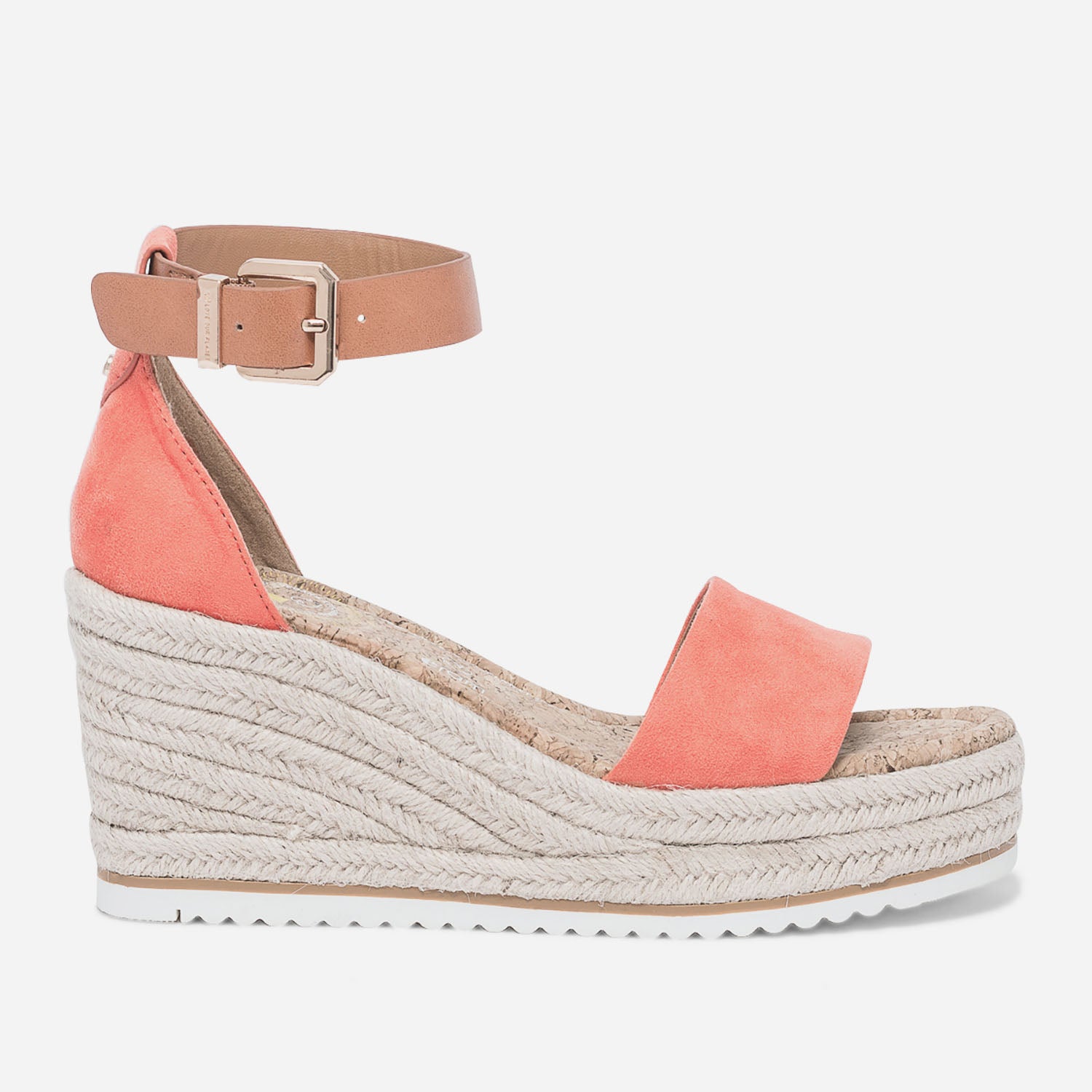 Sandale compens e LOVE OUR PLANET corail co con ue Sandales