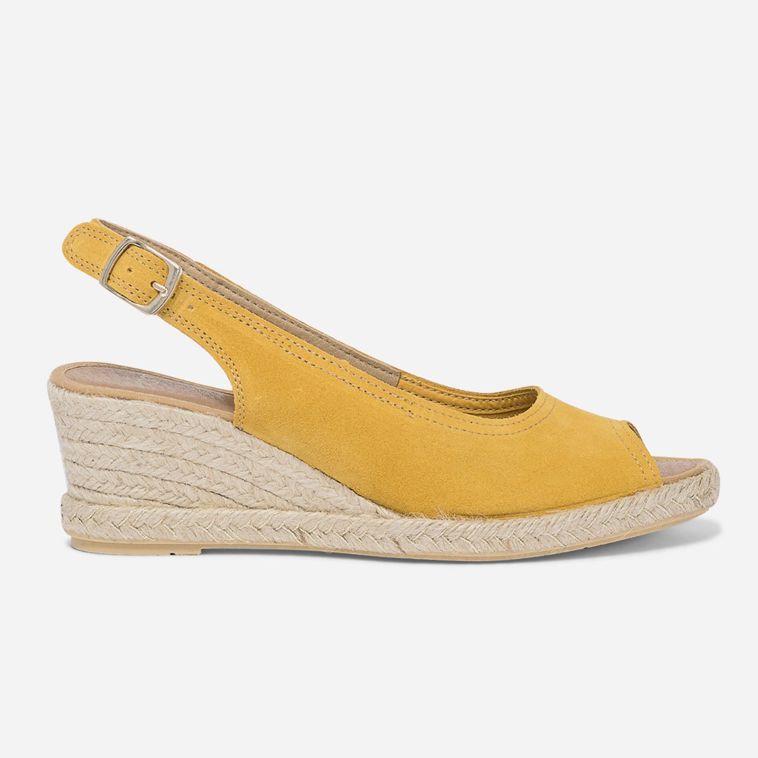 Sandale 2025 compensee jaune