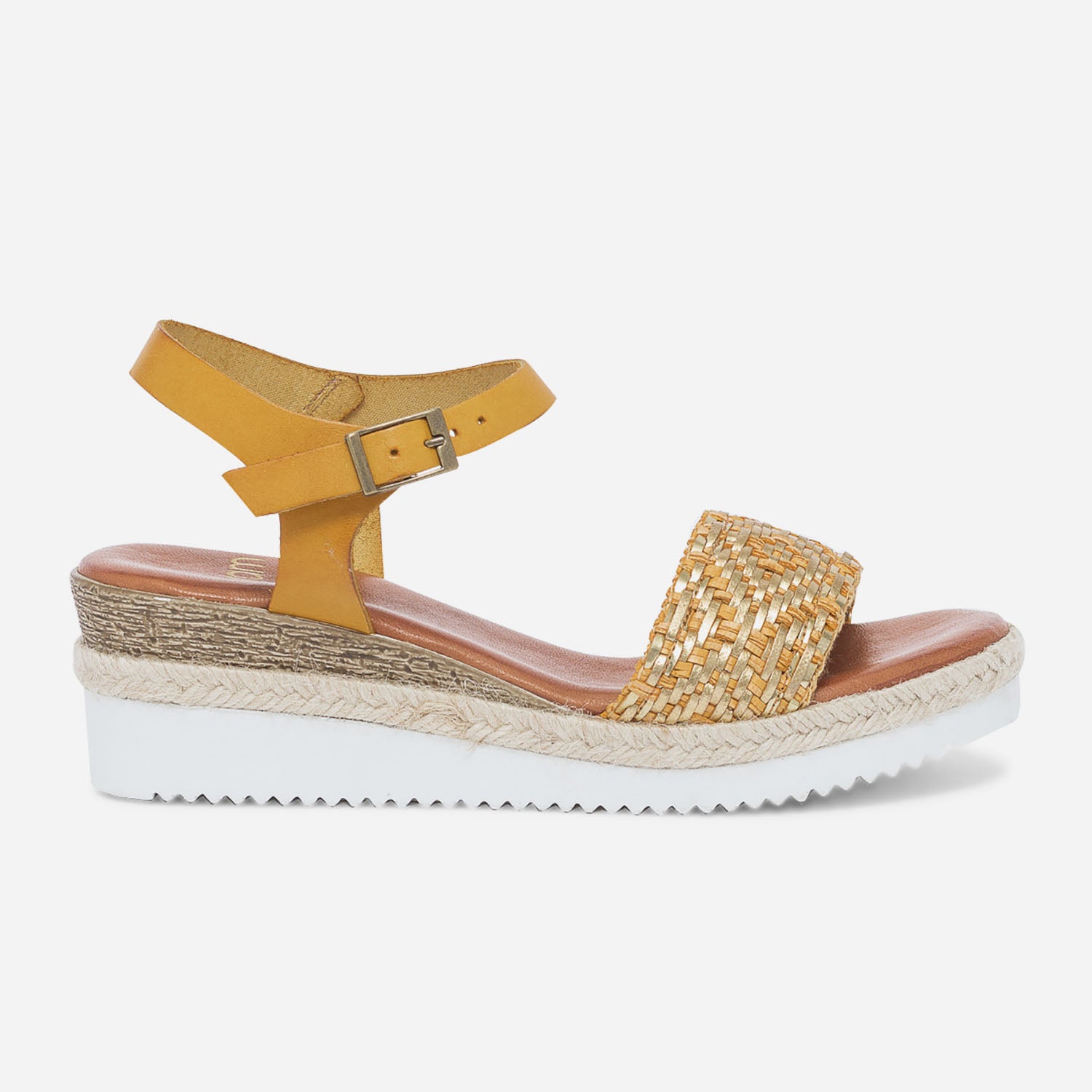 Sandale a new arrivals talon moutarde