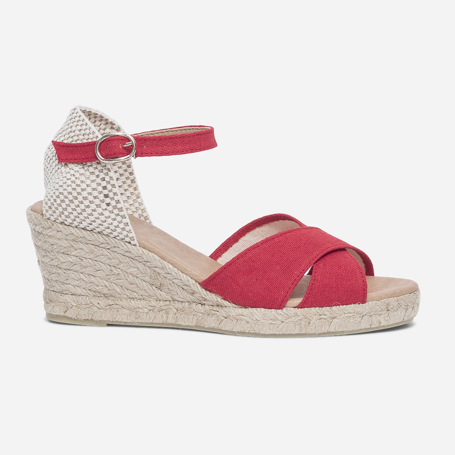 Compensées rouges chaussures hot sale