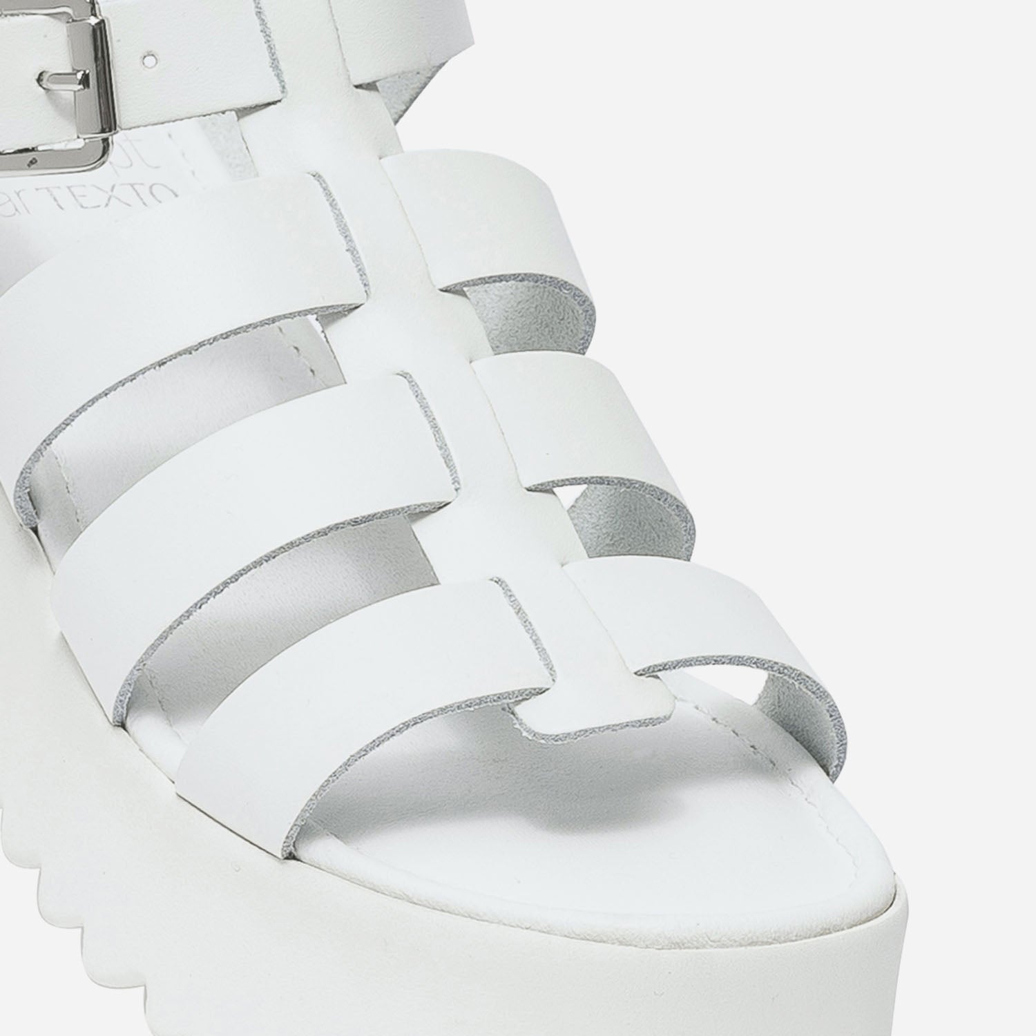 Sandale plateforme semelle blanche outlet