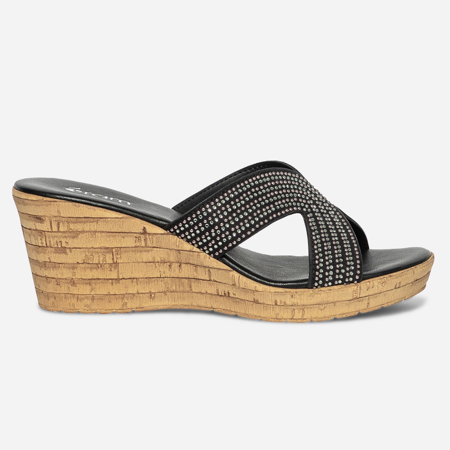 Mules à hotsell talons compensés
