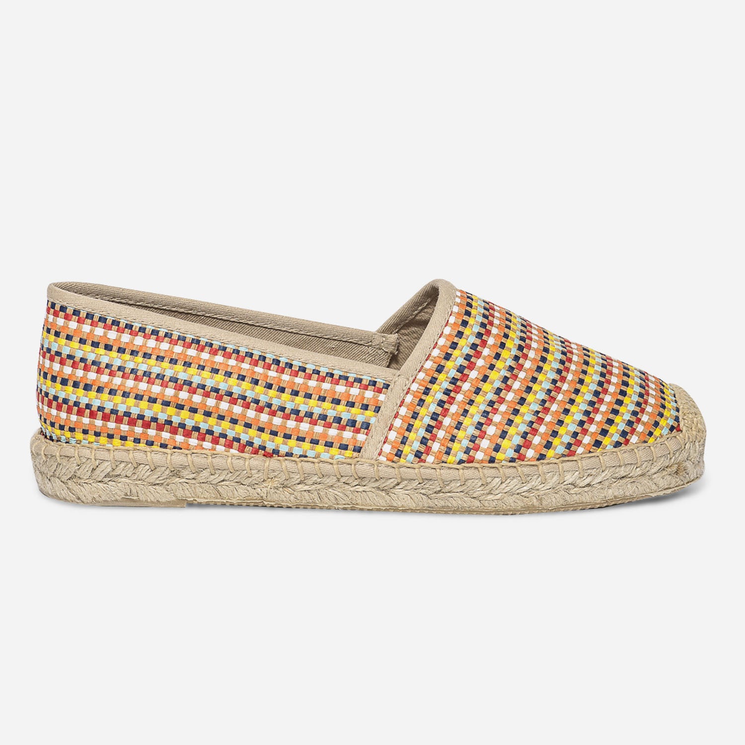 Espadrille multicolore tress e Espadrilles Femme ERAM